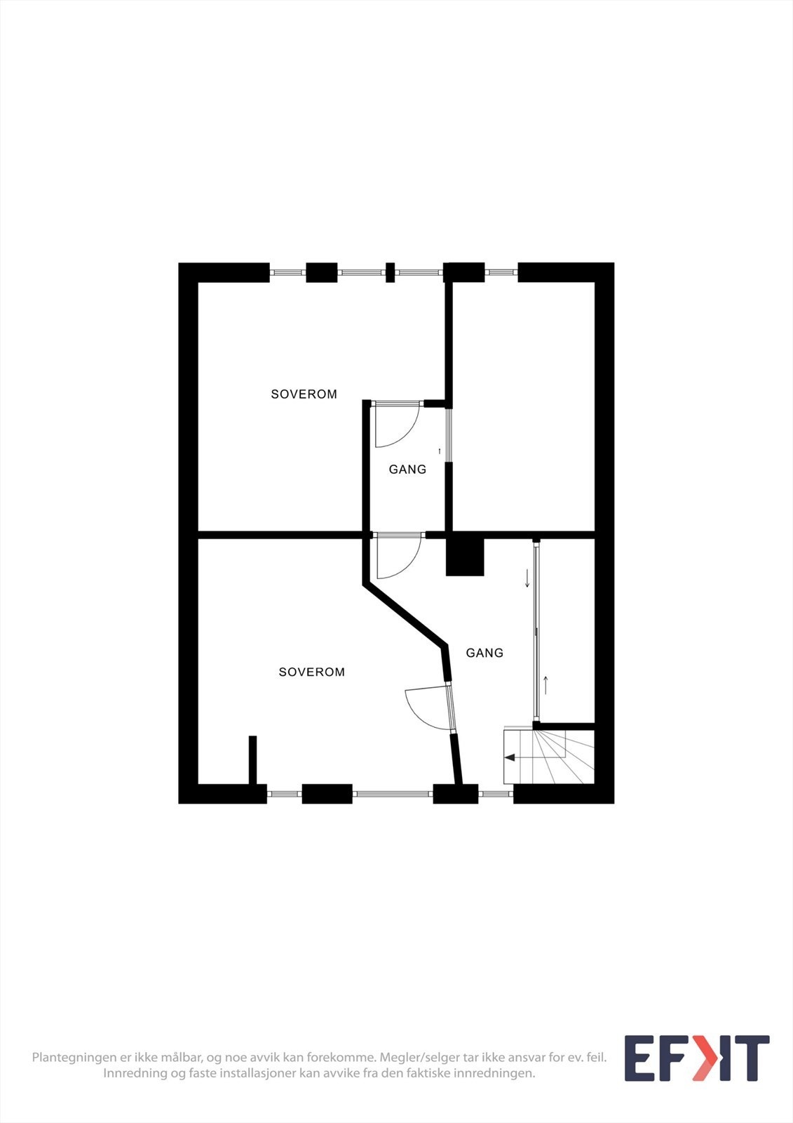 Plantegning 2. etasje Galleribilde