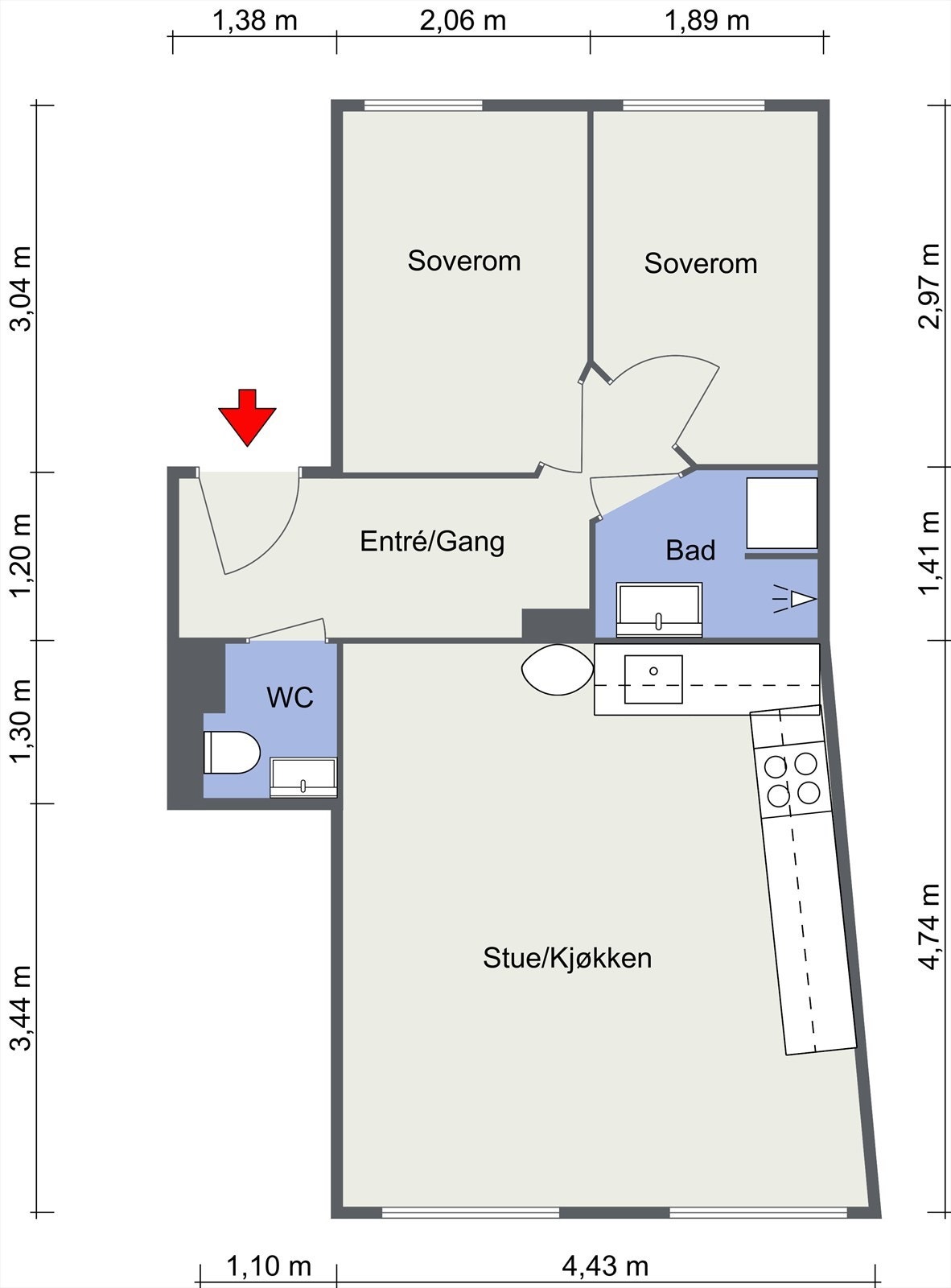 Planløsning Galleribilde