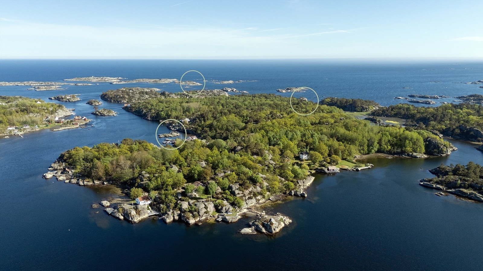 Disse øyene tilhører eiendommen. Galleribilde