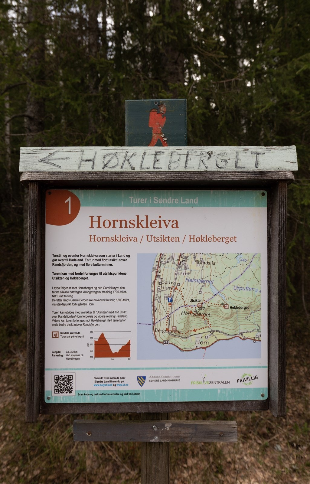 Flere godt merkede turstier i området. Galleribilde