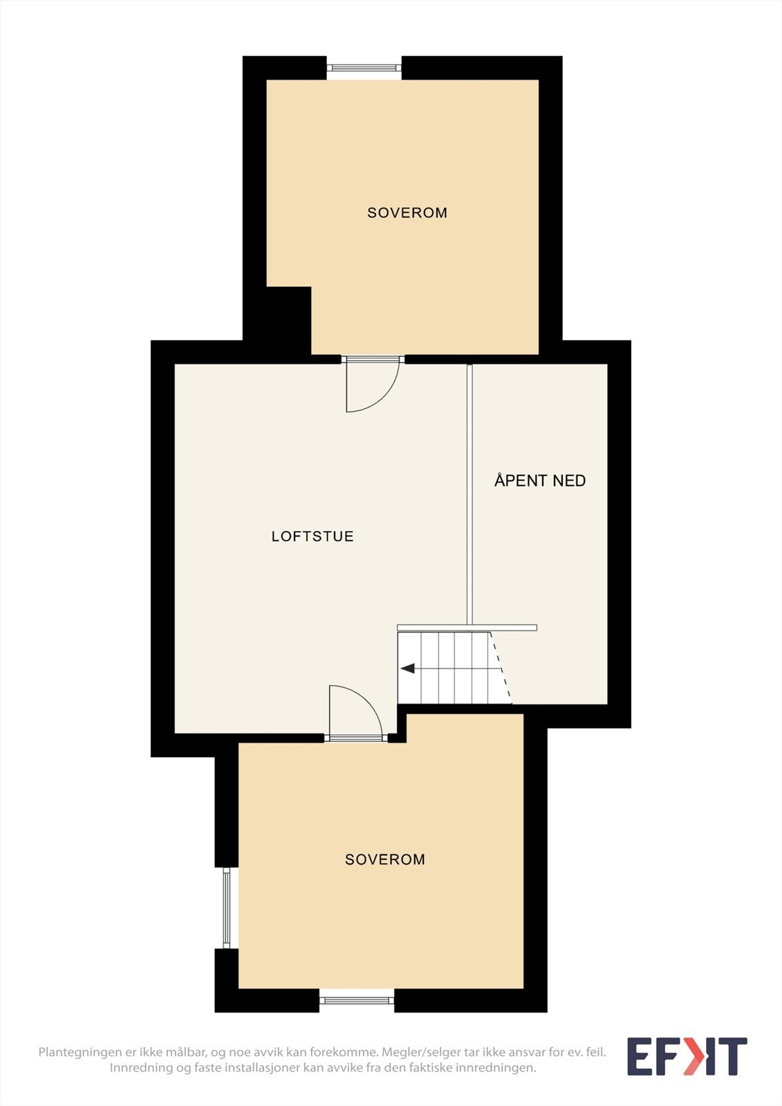 Plantegning - Loft Galleribilde