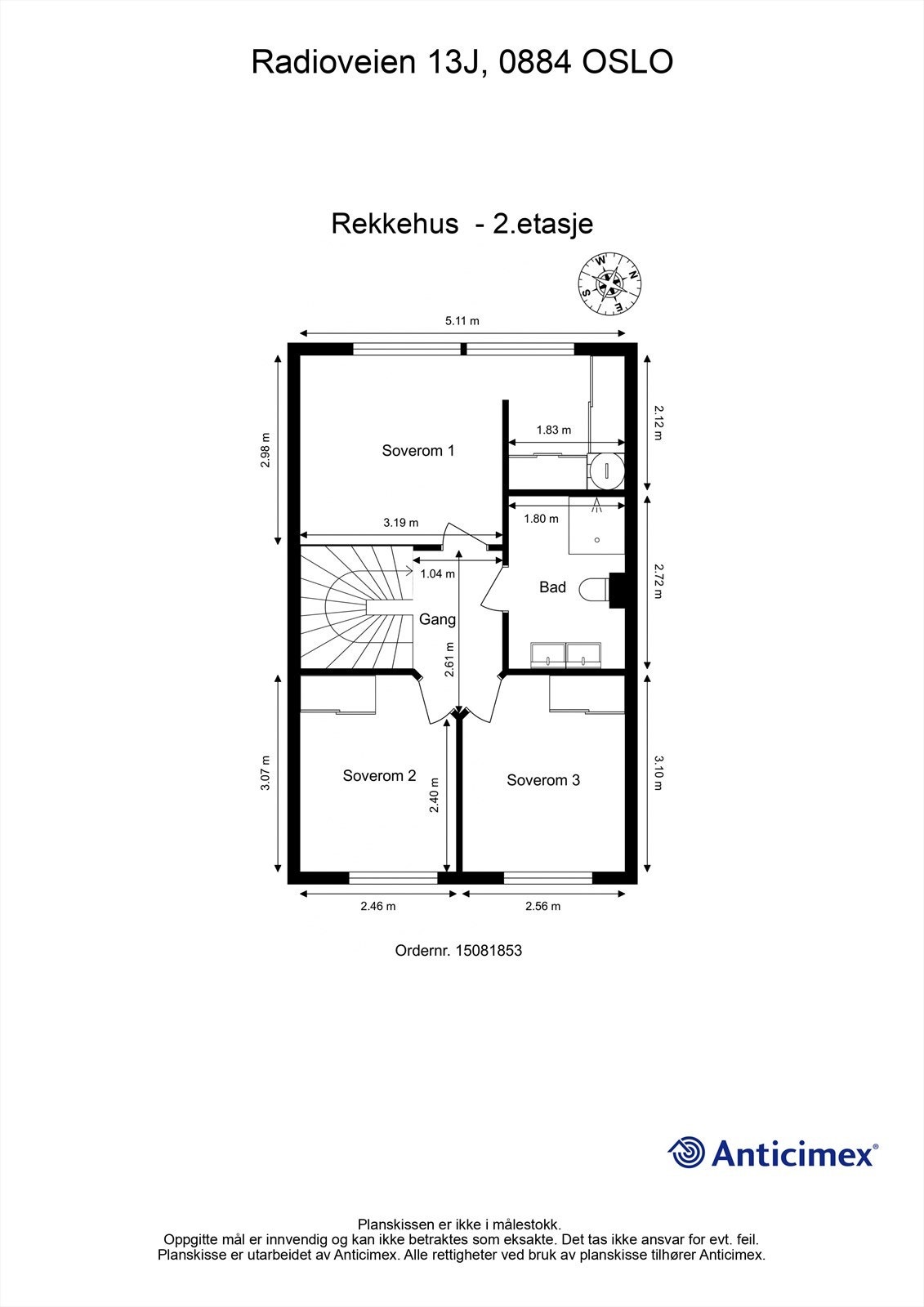 Plantegning - 2. etasje Galleribilde