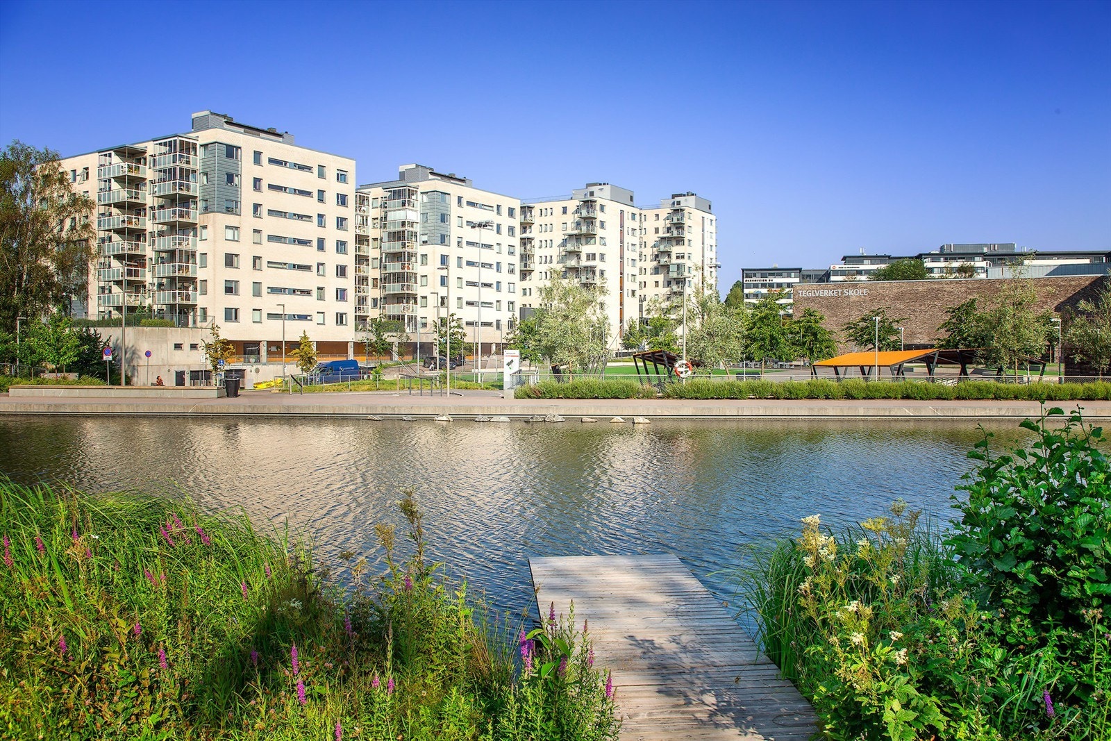 Området byr på flotte rekreasjonsmuligheter og parker, og det er kort vei til turstiene langs Akerselva. Galleribilde