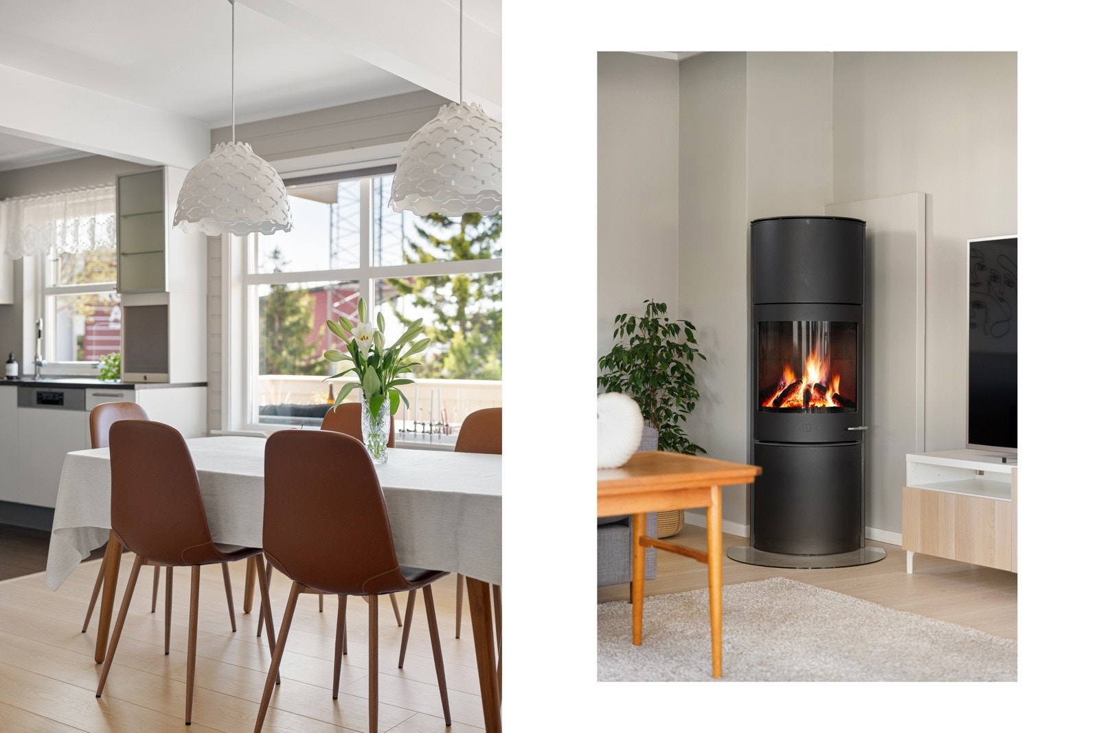 Vedfyring skaper en lun stemning på kalde vinterdager og holder energikostnader nede.