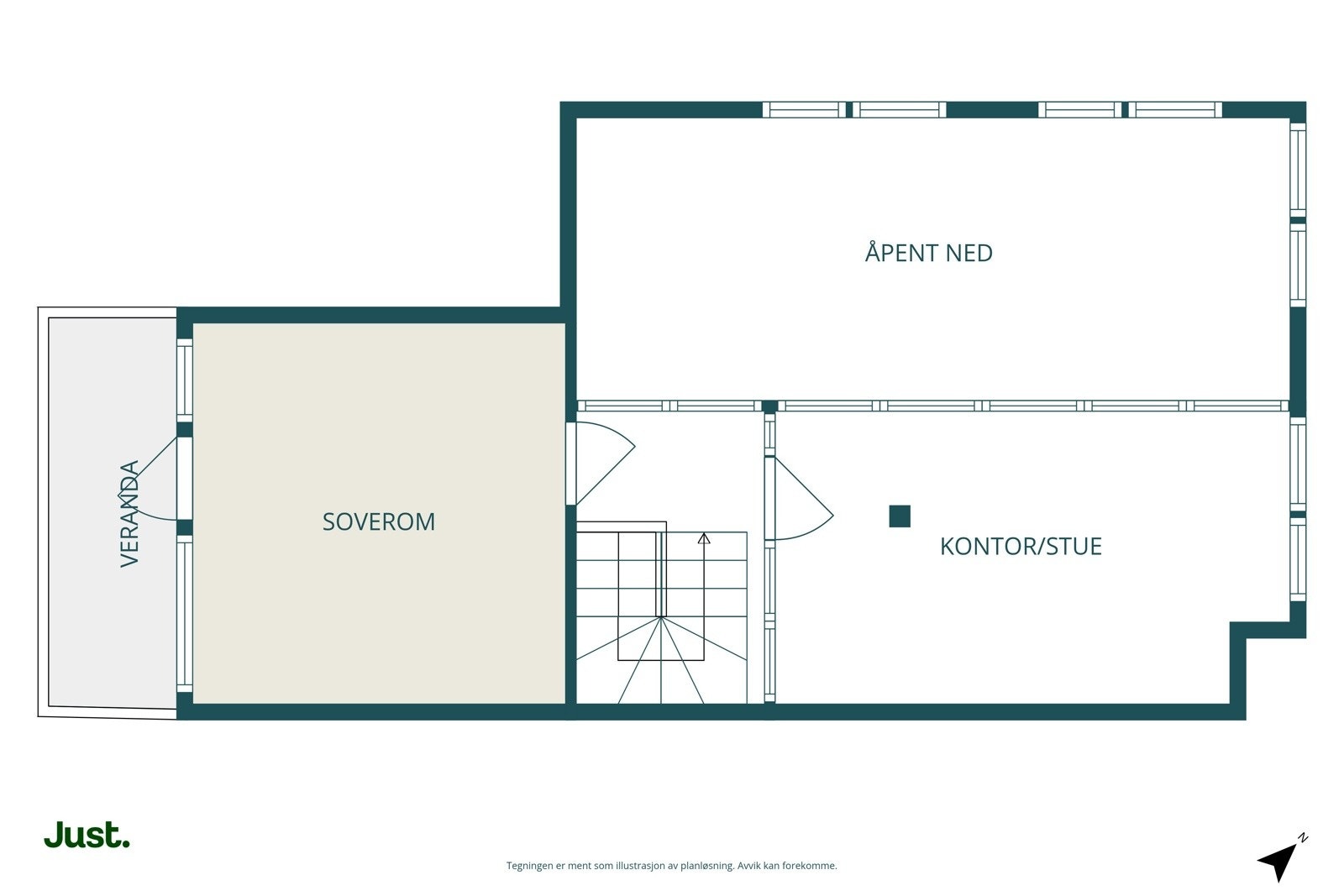 Planskisse loft.