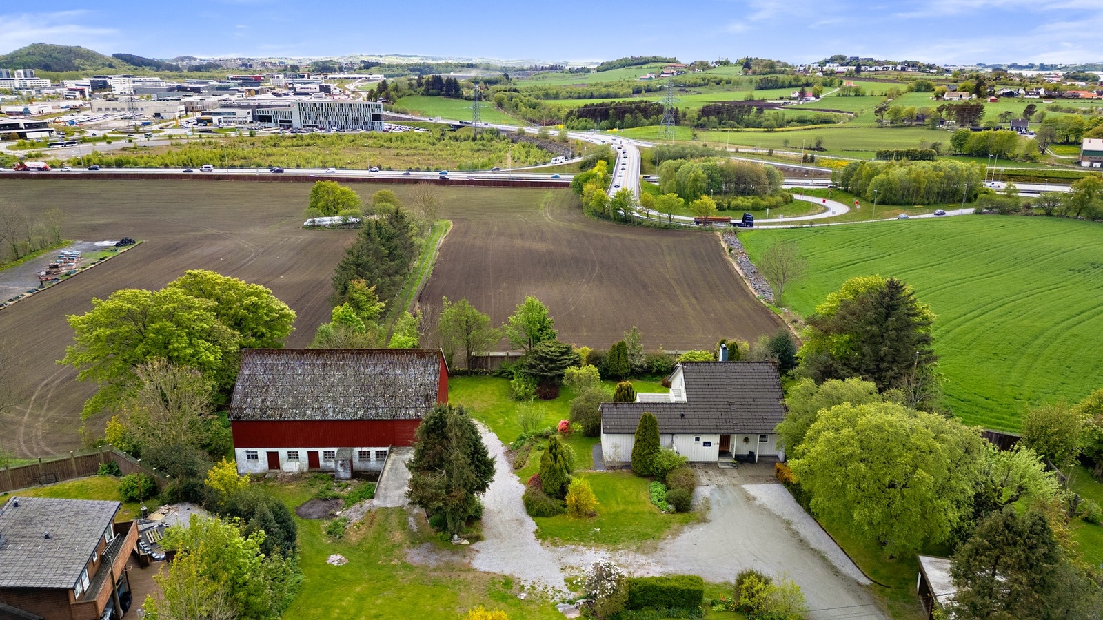 Dronebilde Galleribilde