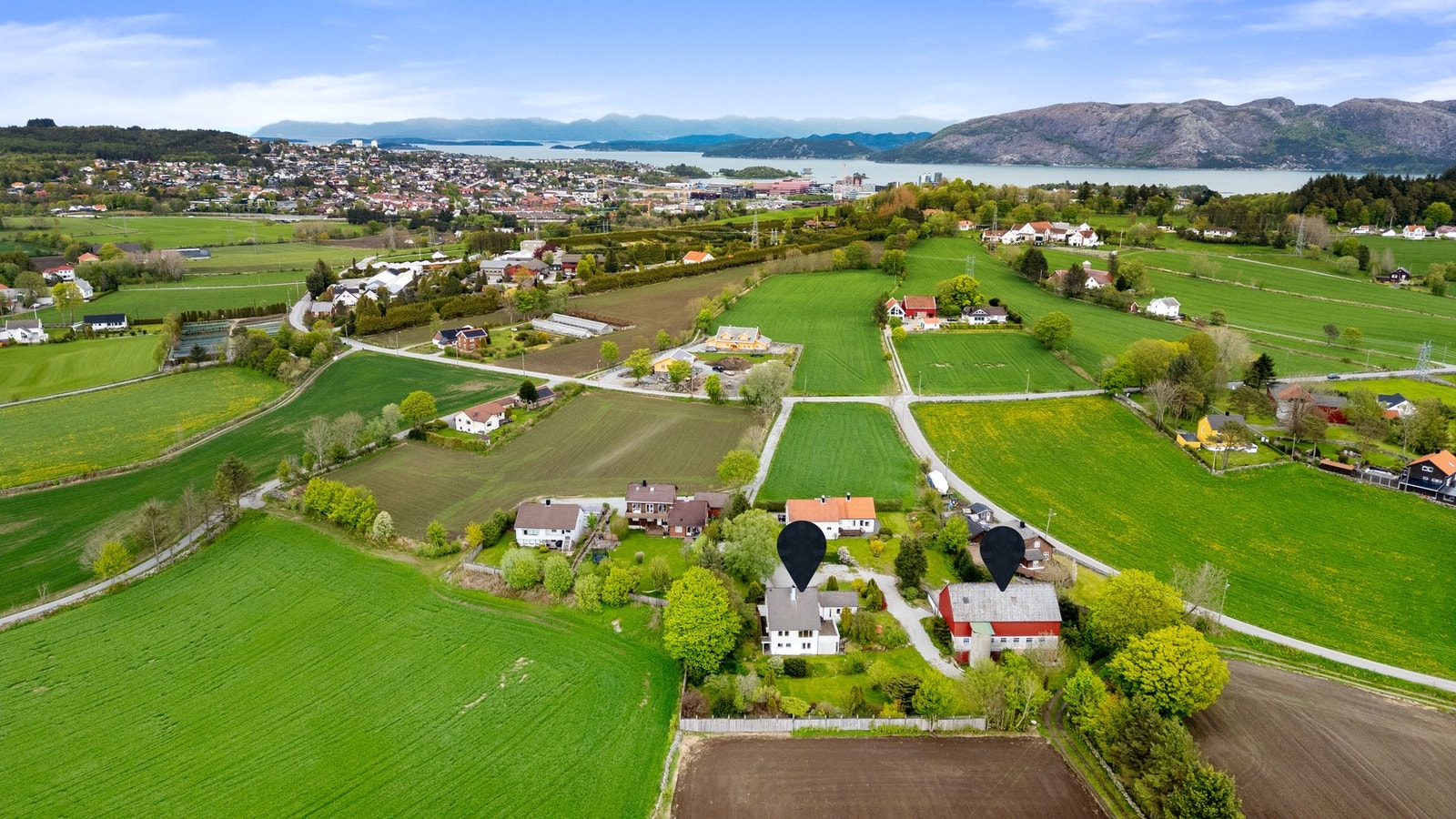 Dronebilde Galleribilde