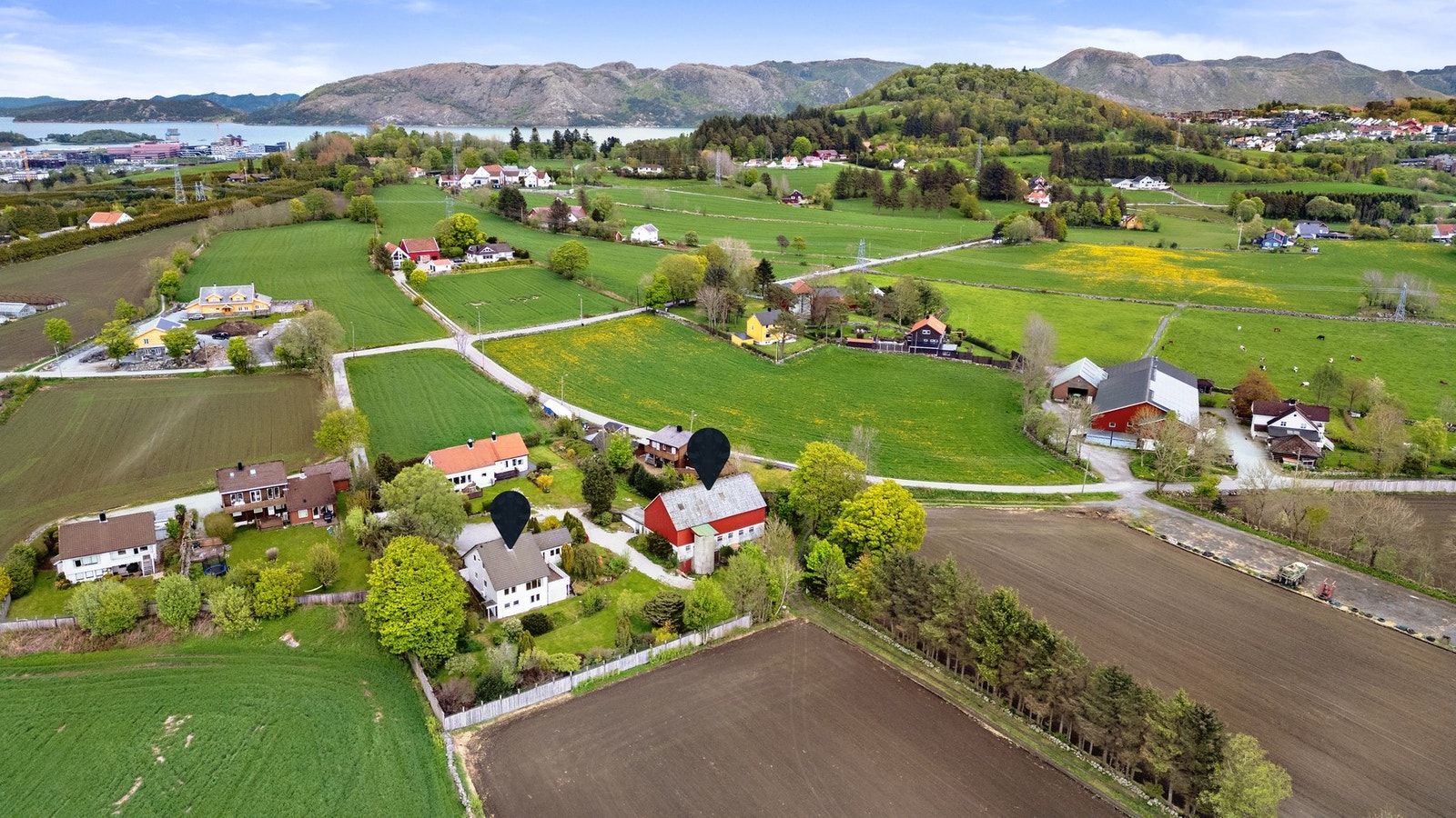 Dronebilde Galleribilde