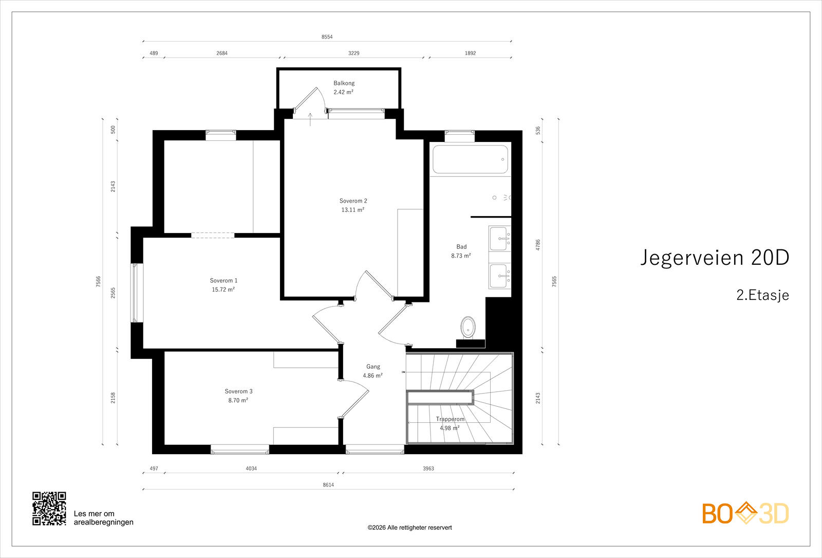 Plantegning - 2. etasje Galleribilde