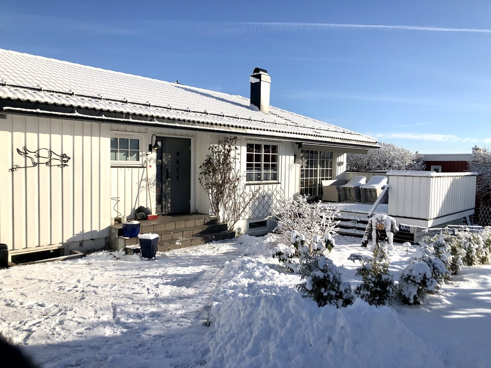 Selgers steningsbilde fra vinter Galleribilde
