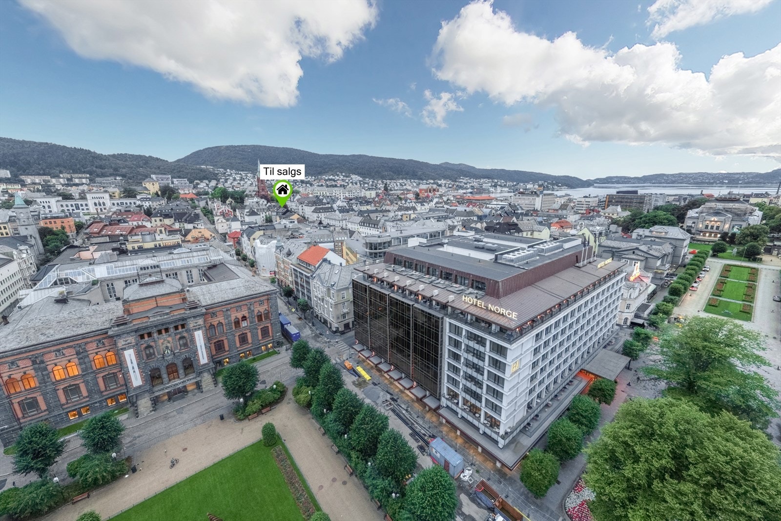 Kollektivknutepunkt som Byparken og Olav Kyrres gate er kun 4-5 minutter unna, med tilgang til både buss og bybane. Galleribilde