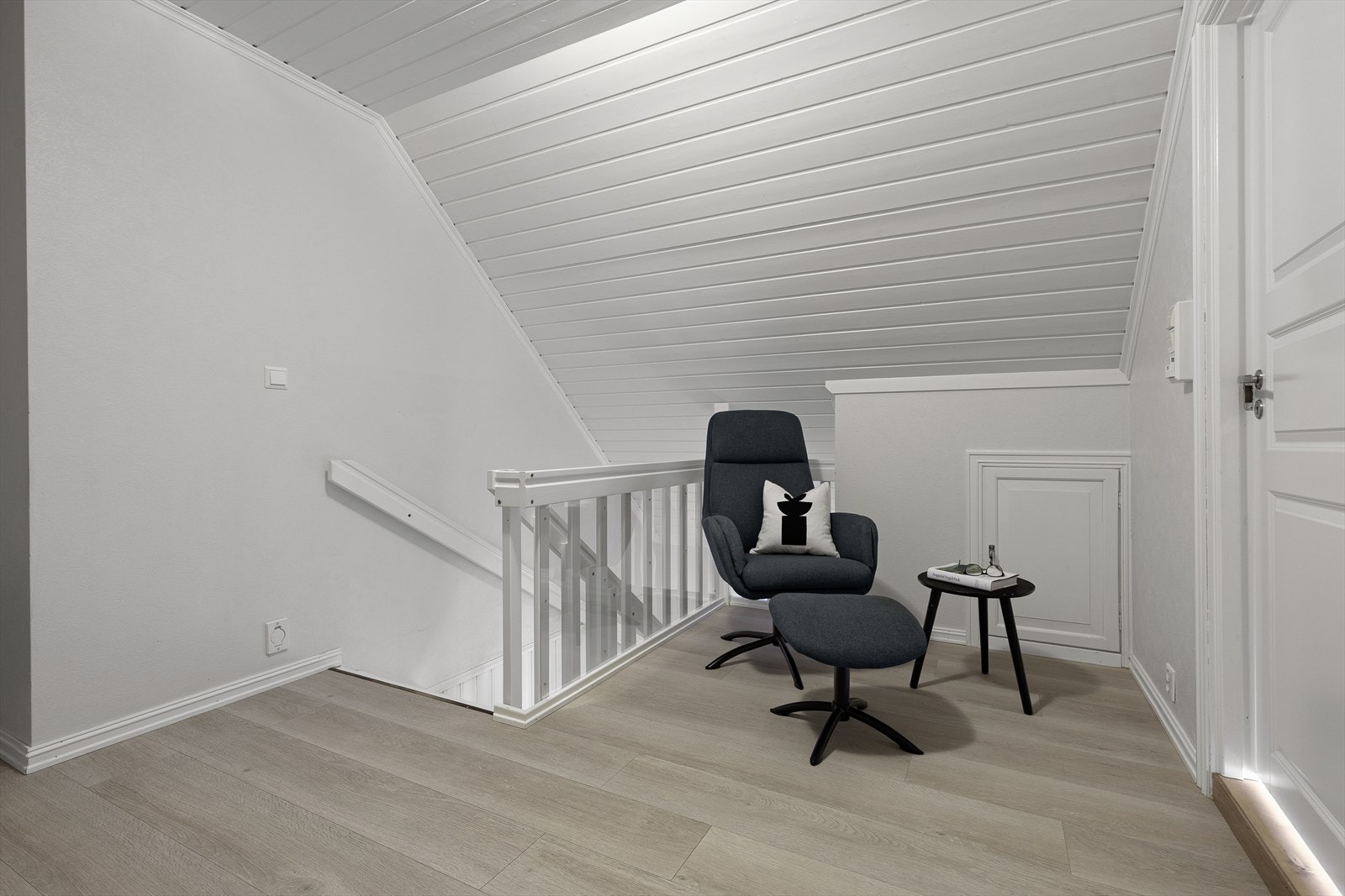 Vidare opp til overetasjen. Galleribilde