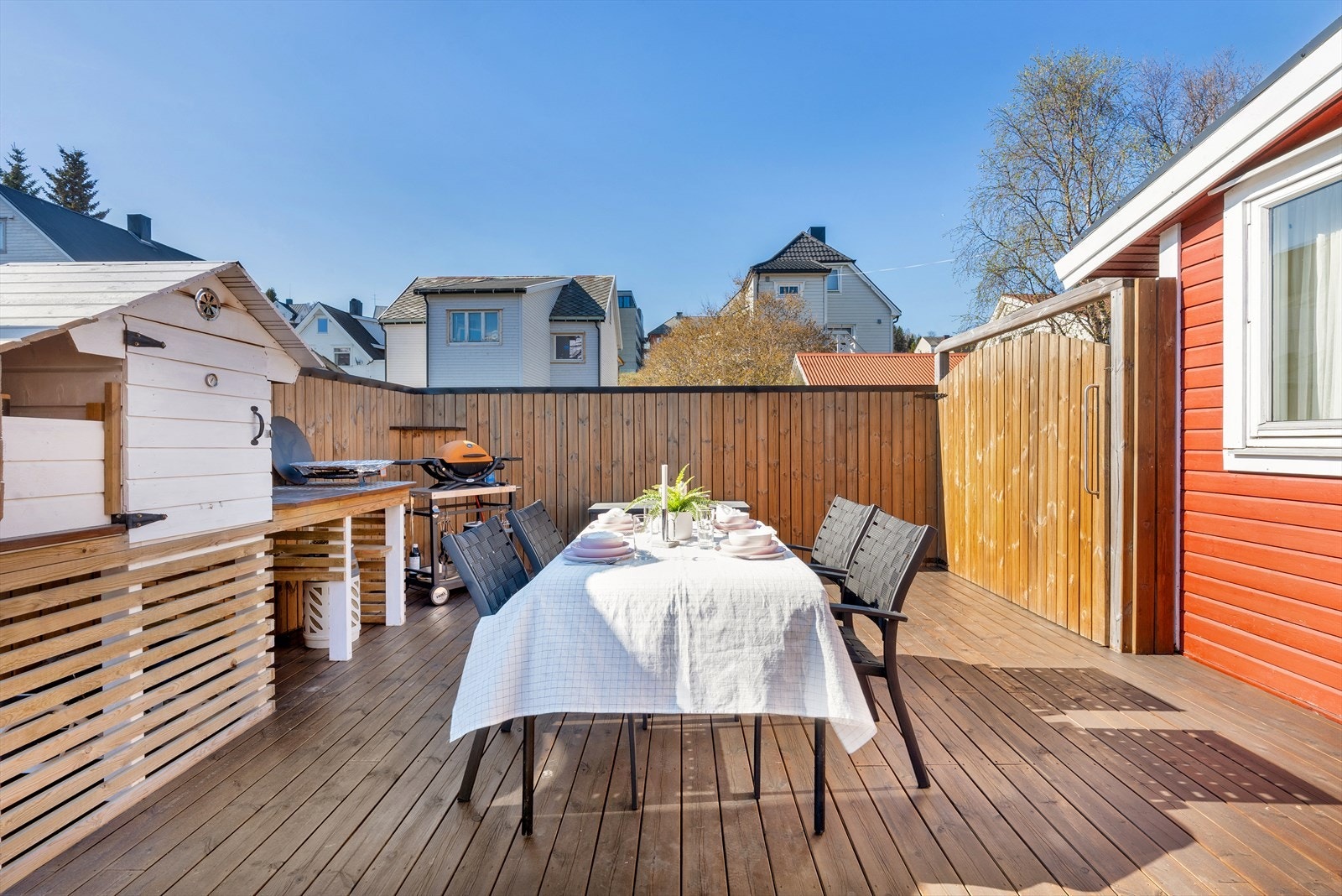 Optimale solforhold og godt skjermet for innsyn. Galleribilde