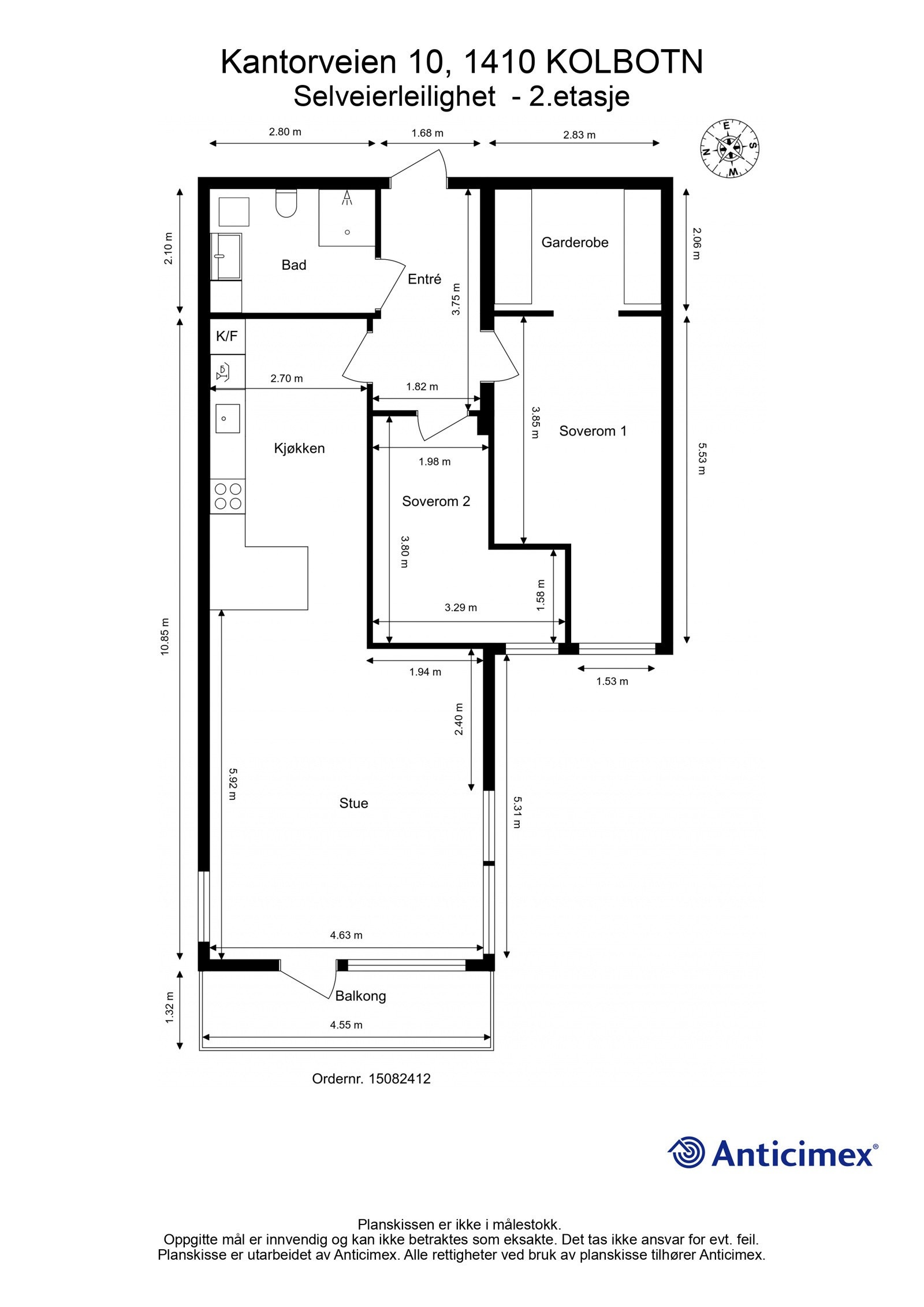 Plantegning Galleribilde