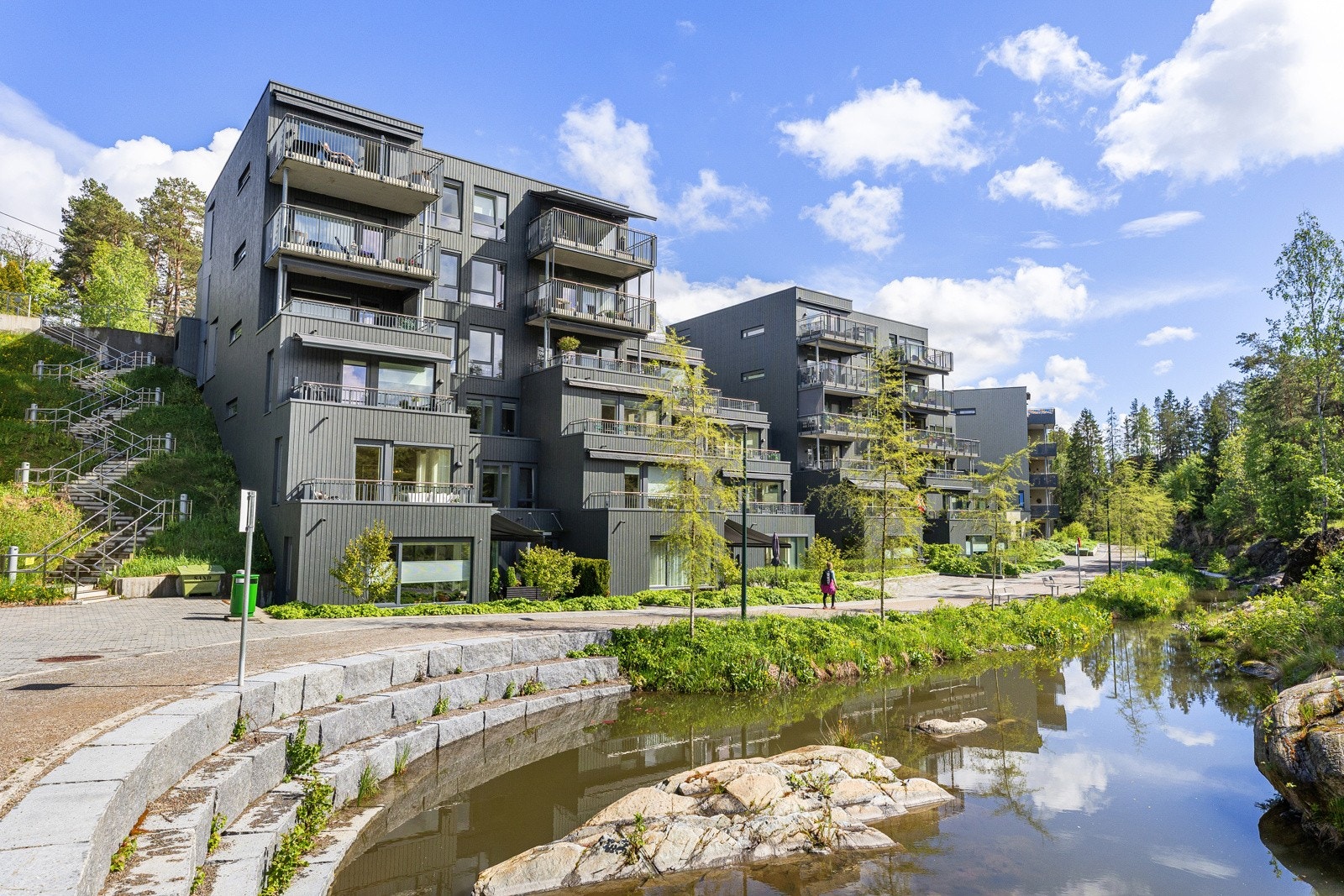 Fasade vest - Kantorveien Galleribilde