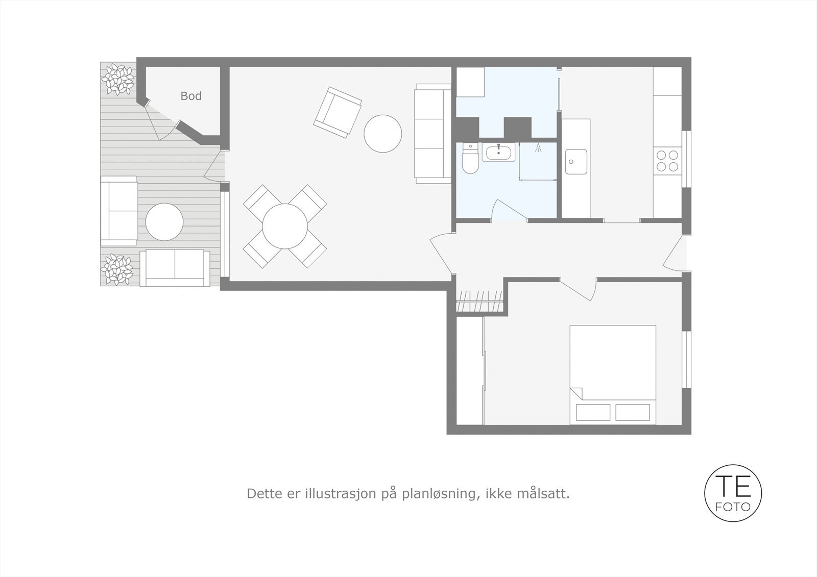 Plantegning Galleribilde