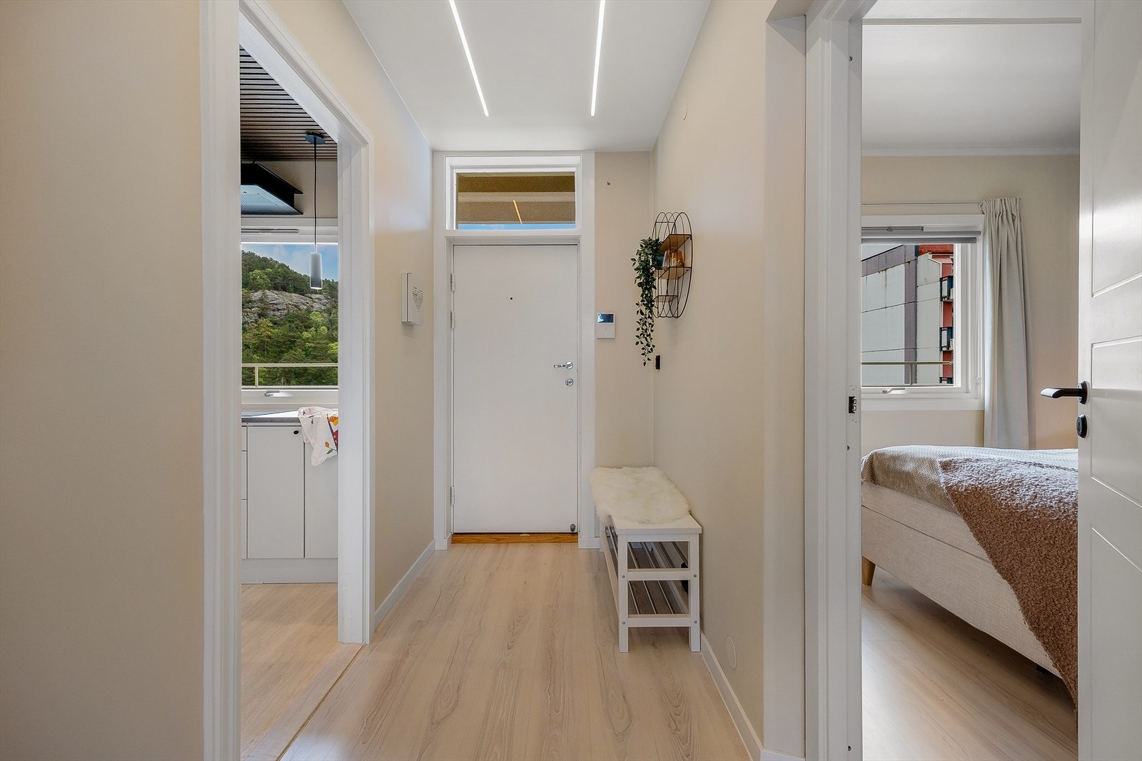 Entrèen er på 7,2m² Galleribilde