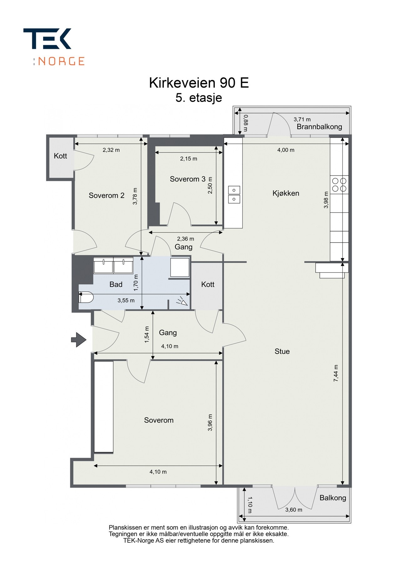 Plantegning Galleribilde