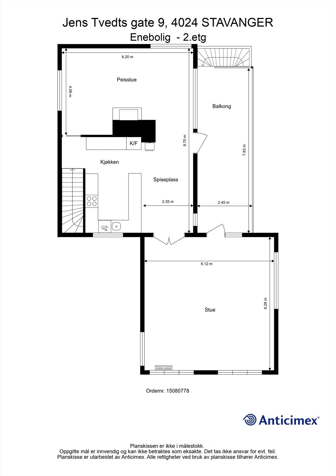 Plantegning- 2.etg Galleribilde