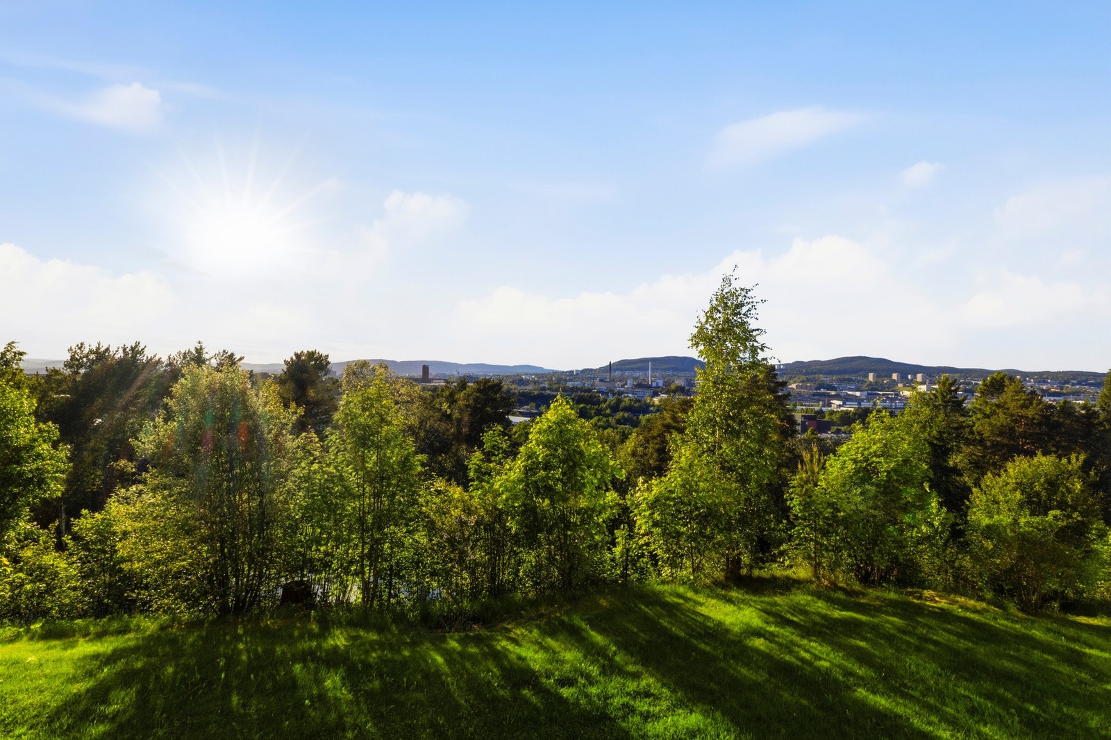 Utsikt fra balkongen Galleribilde