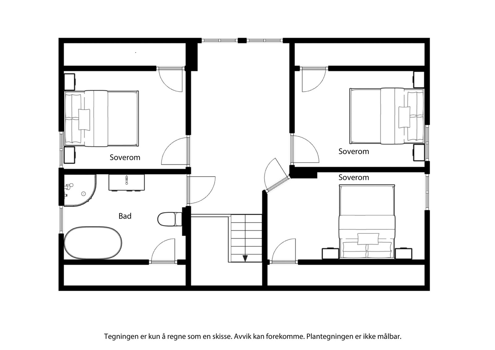 Plantegning 2.etg. Galleribilde