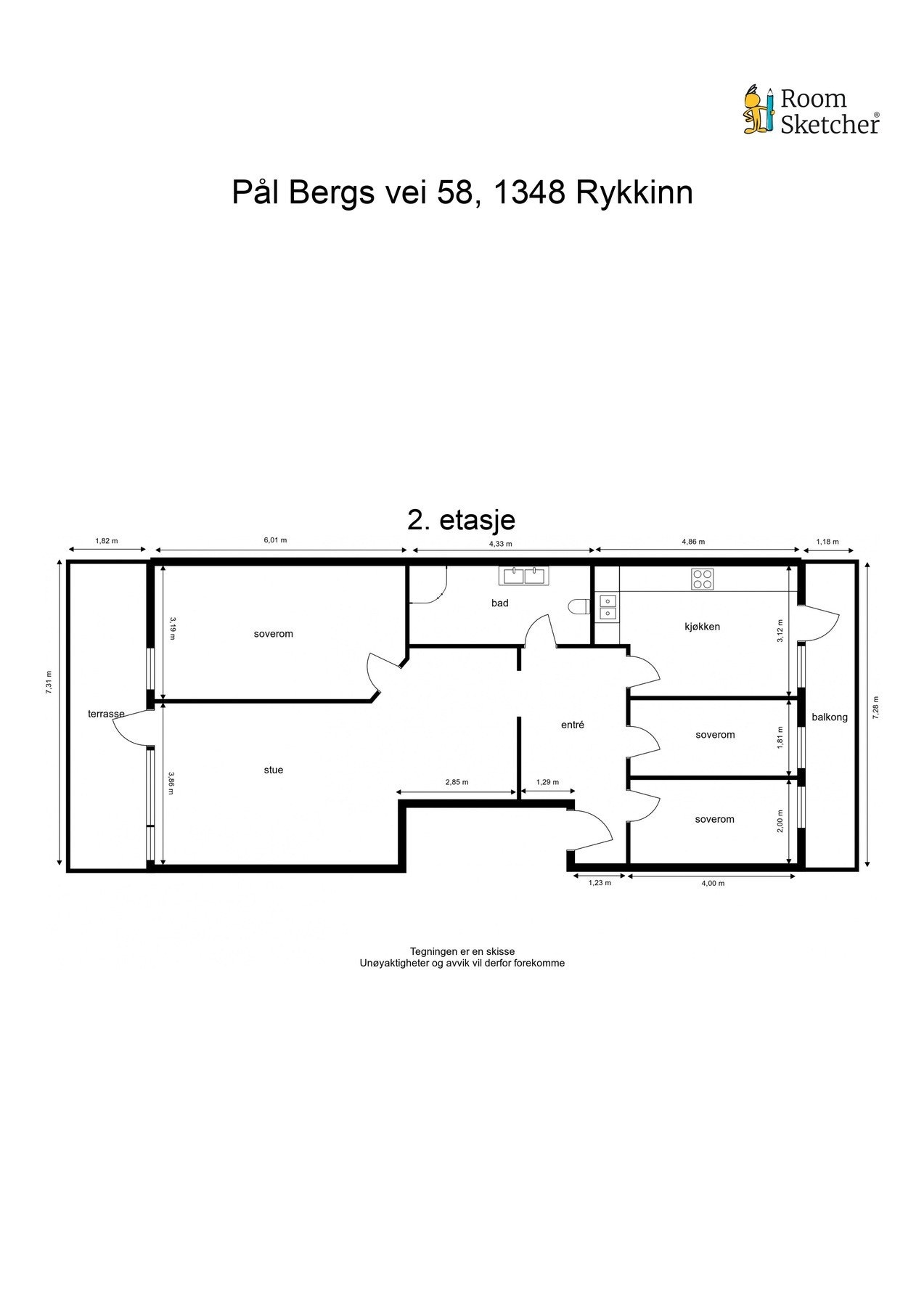 Plantegning Galleribilde