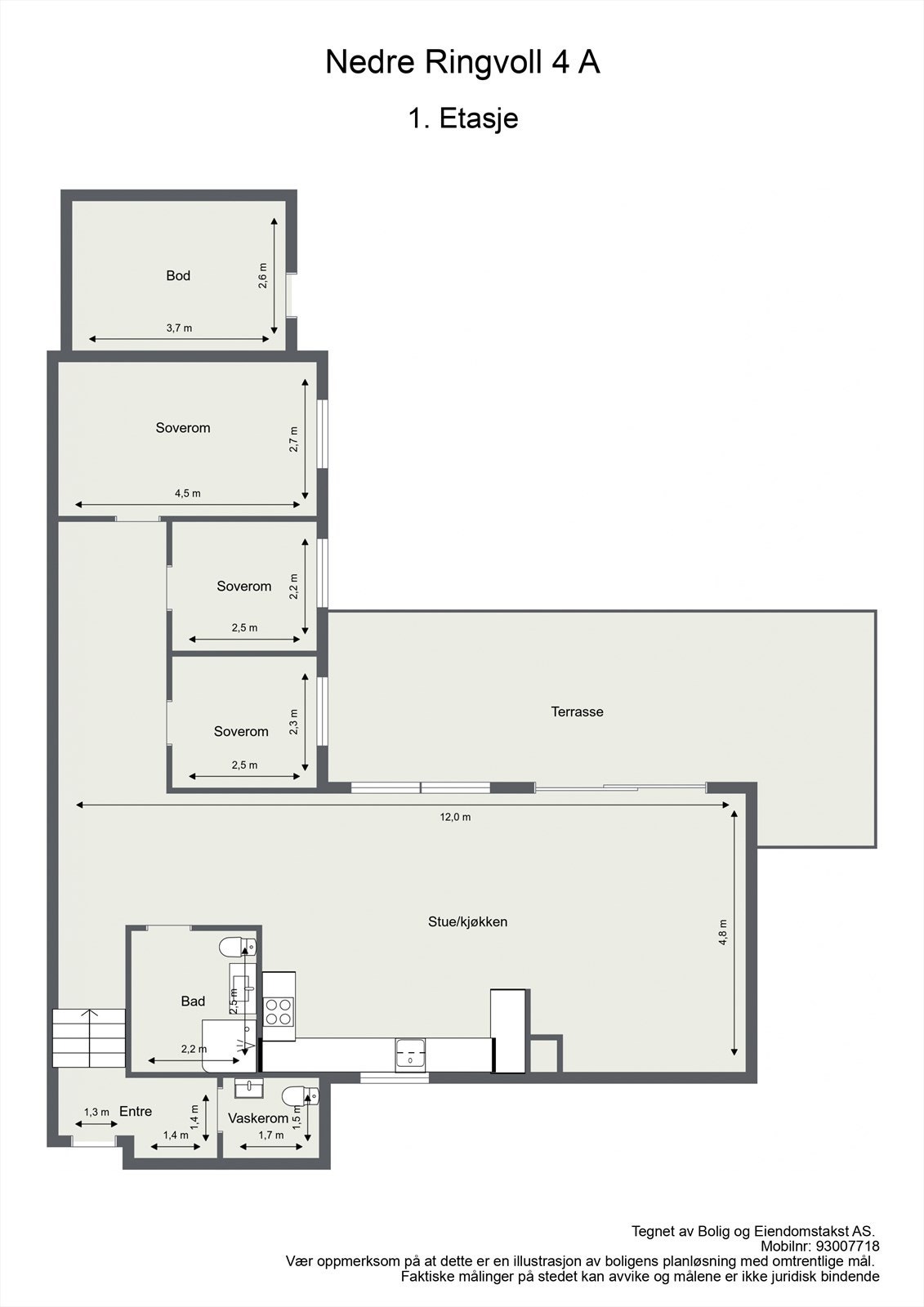 Plantegning Galleribilde