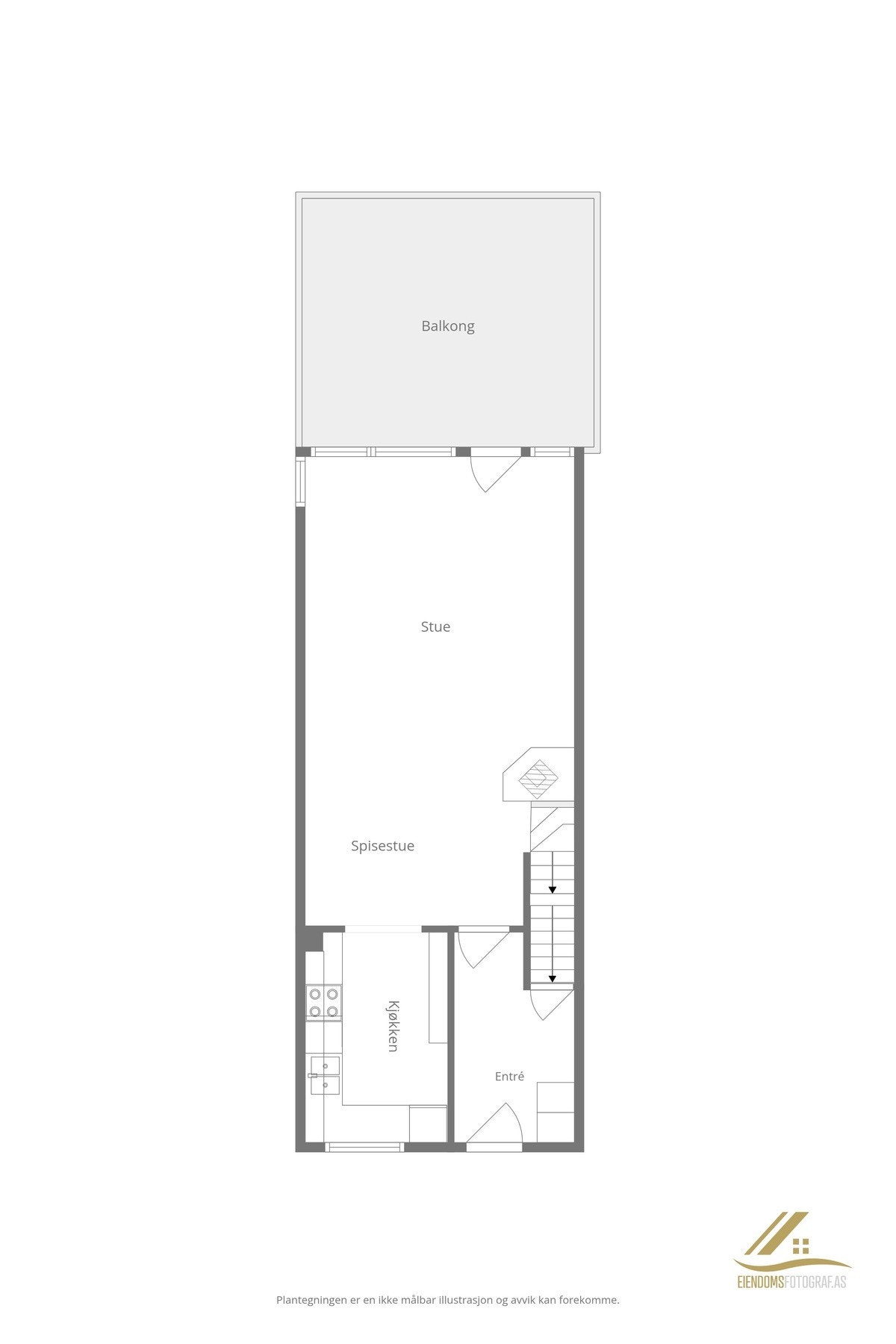 Planskisse - 1. etasje. Galleribilde