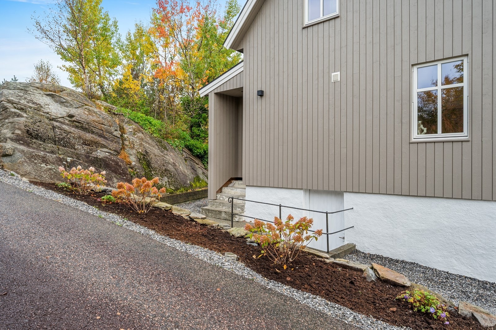 Ett flott inngangsparti. Galleribilde