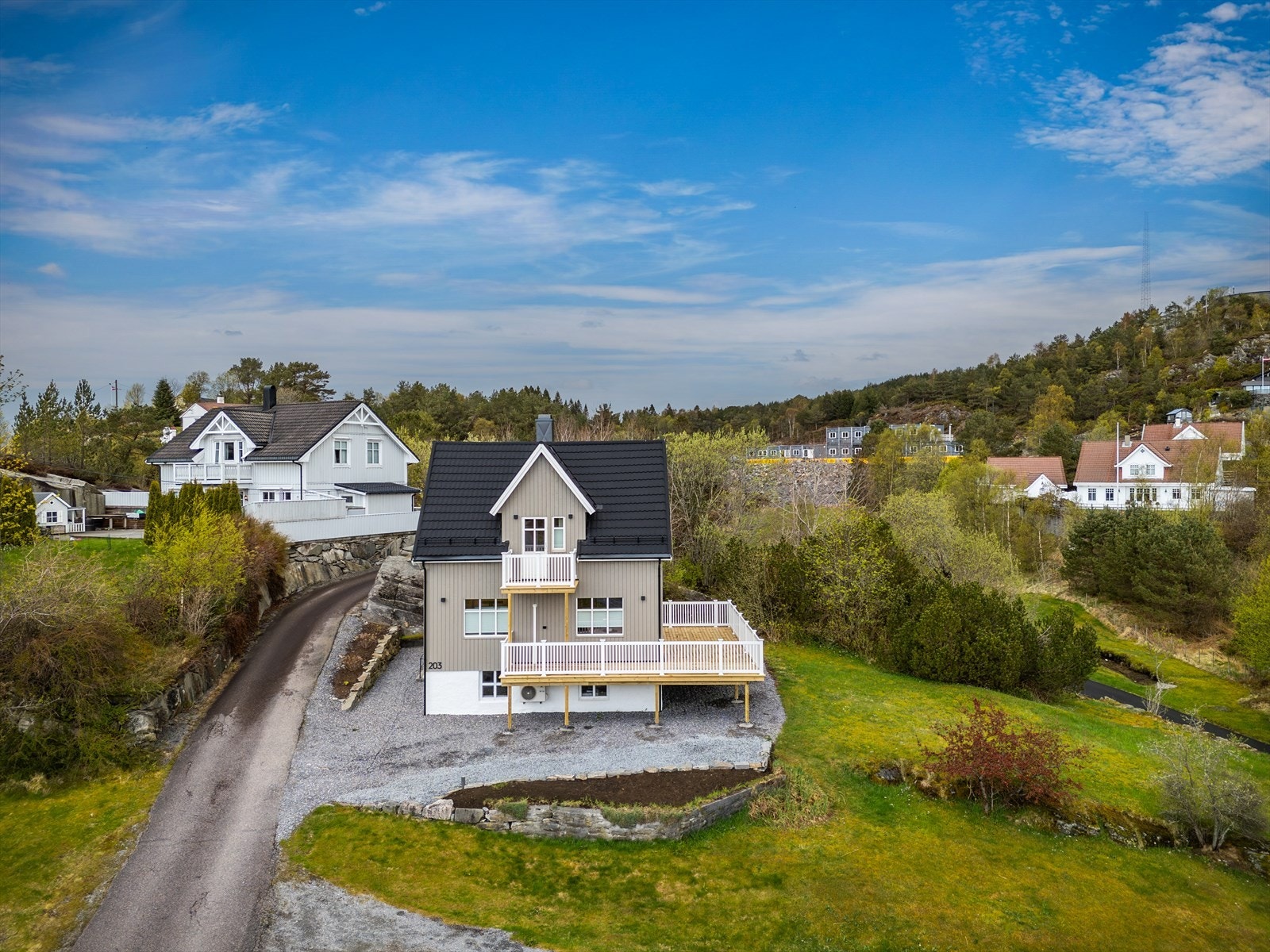 Et godt etablert og barnevennlig område. Galleribilde