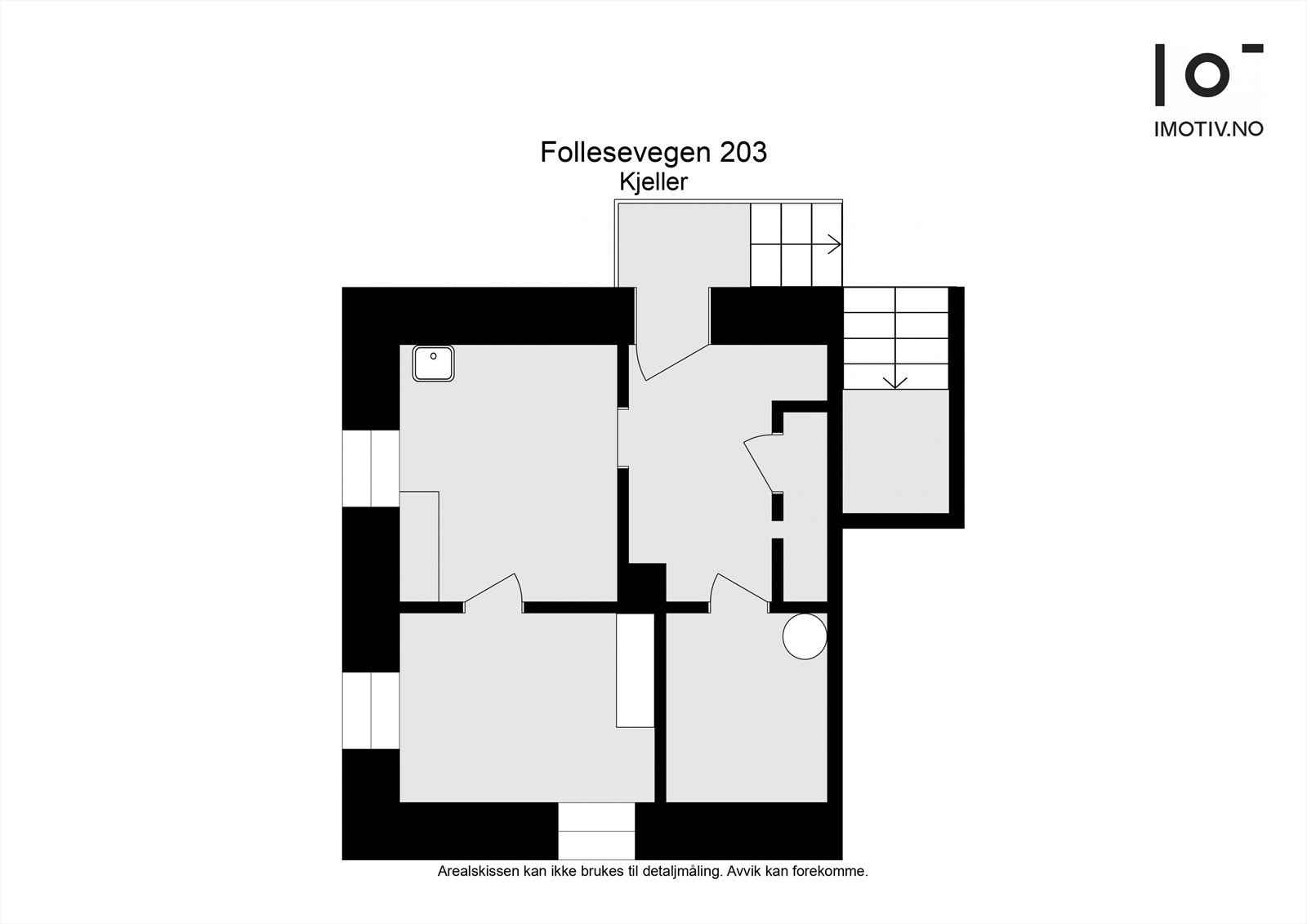 Plantegning kjeller. Galleribilde