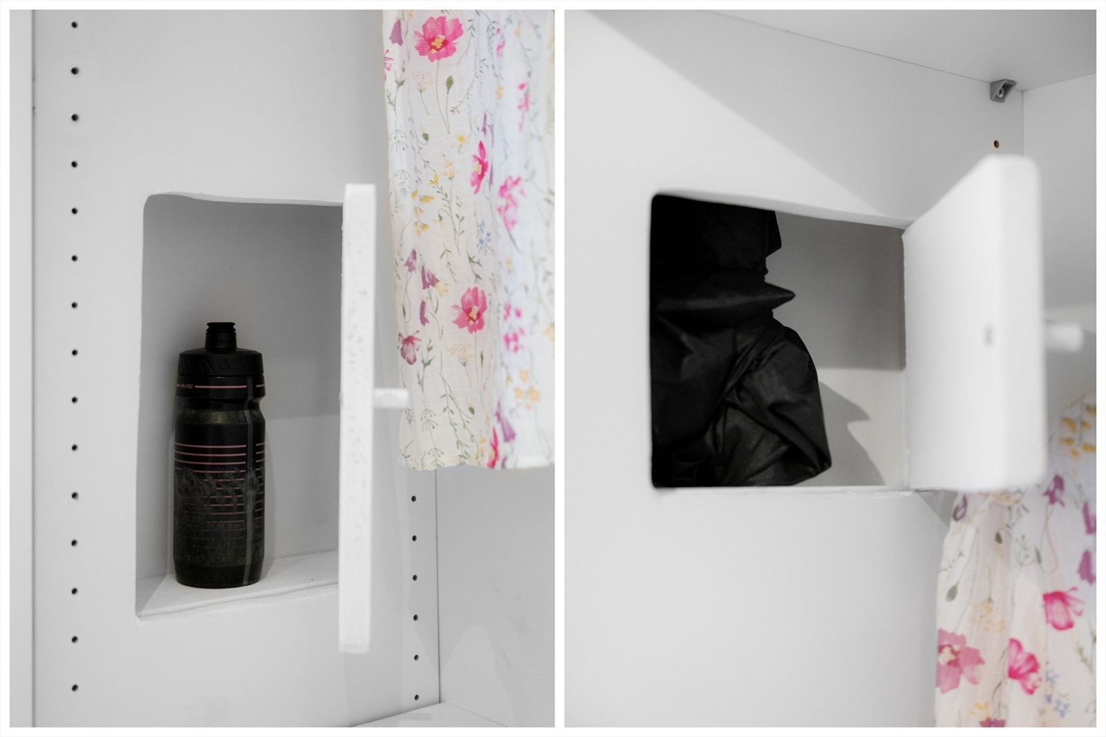 Små "hemmelige" rom med ekstra oppbevaringsplass er det også laget her:-) Galleribilde