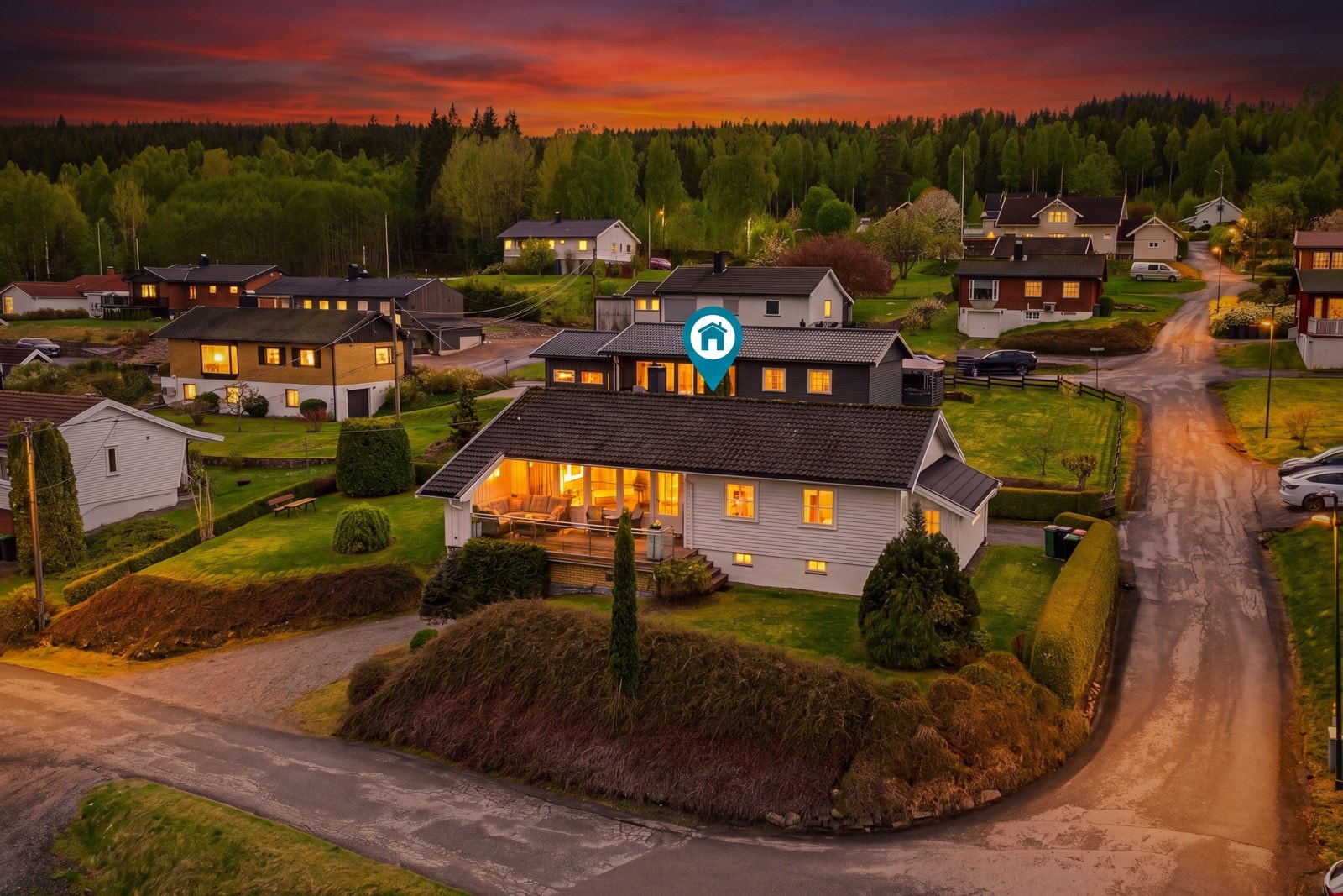 Kveldsstemning Galleribilde
