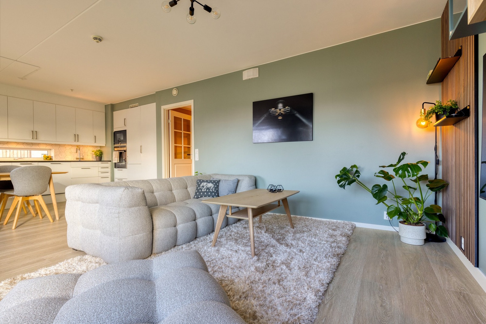 Boligen holder en gjennomgående god standard og har TG1 på alle punkter. Galleribilde