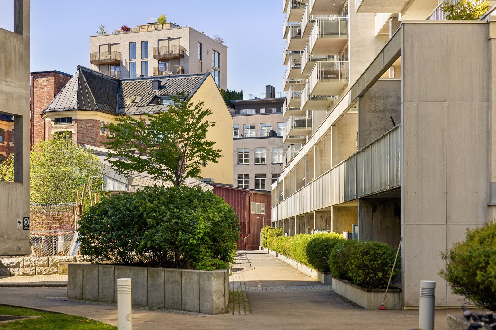 Waldemars Hage er et populært, barnevennelig og trygt sameiet Galleribilde