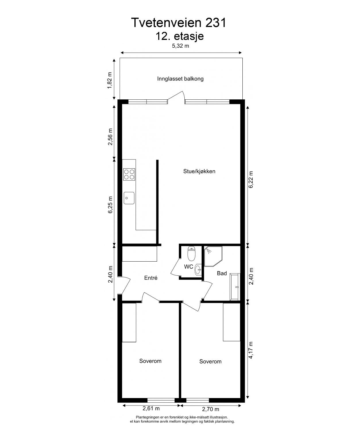 Plantegning Galleribilde