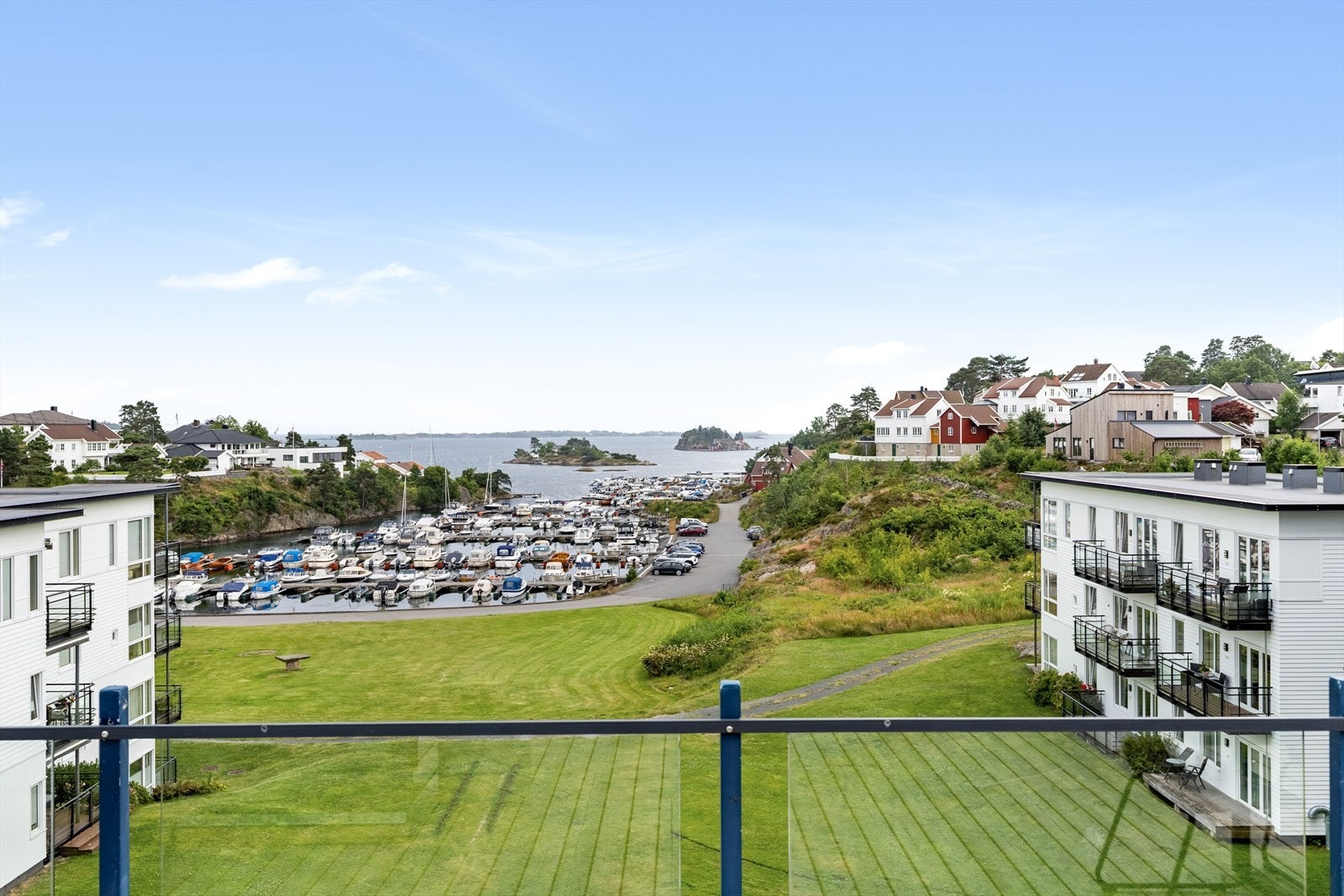 Utsikt fra takterrasse. Galleribilde
