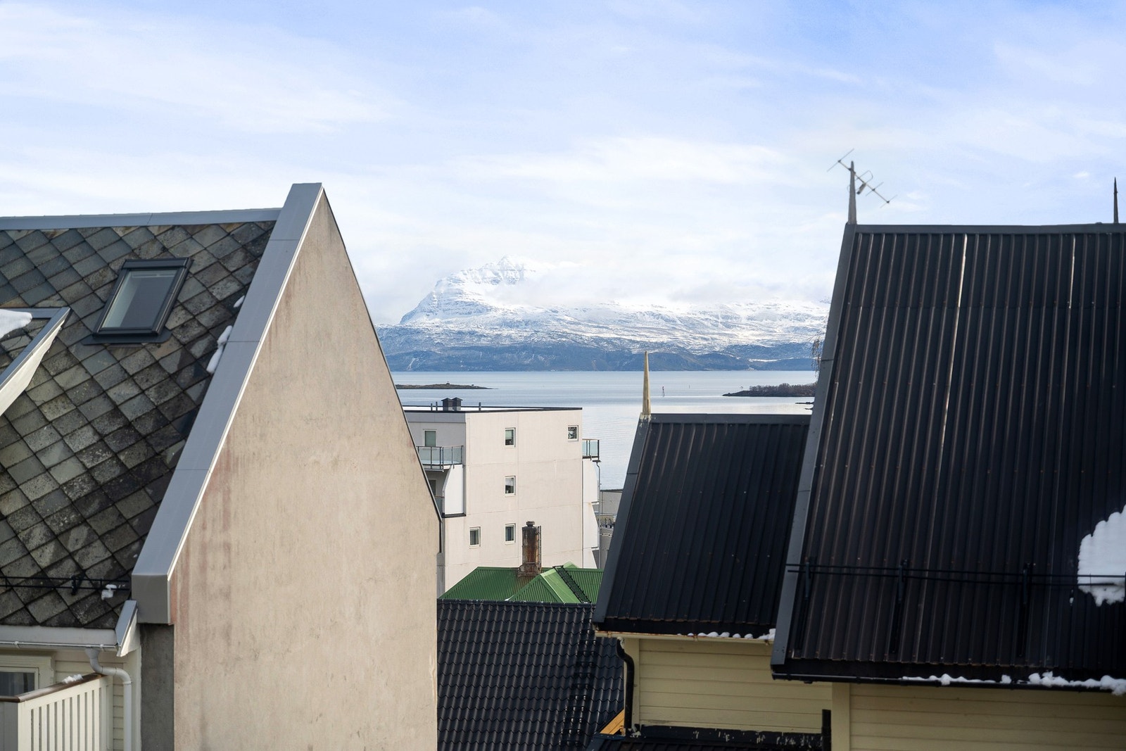 Utsikt fra balkongen Galleribilde