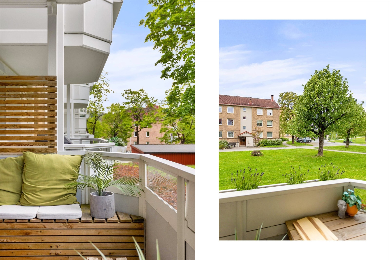 Balkongen er sydvestvendt og byr på gode solforhold, selger opplyser om sol fra ca. kl. 13:00 - og helt til solen går ned. Galleribilde