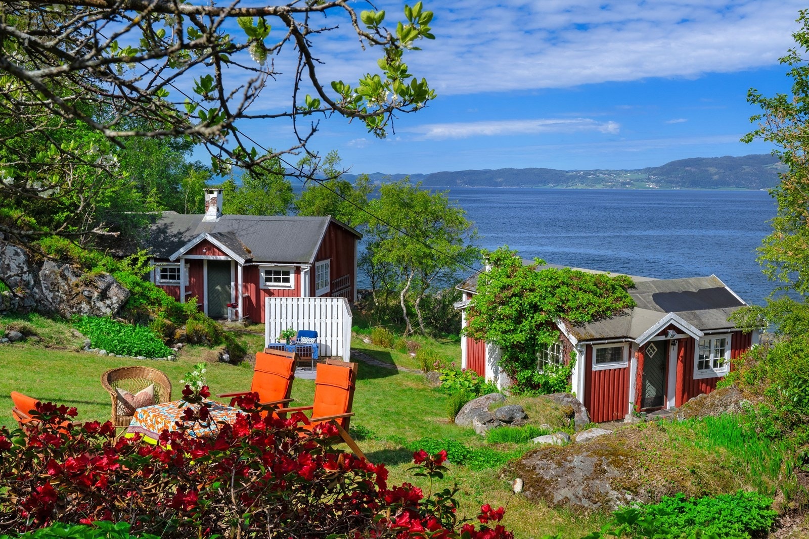Her kan sommerdagene nytes i naturskjønne og usjenerte omgivelser. Galleribilde