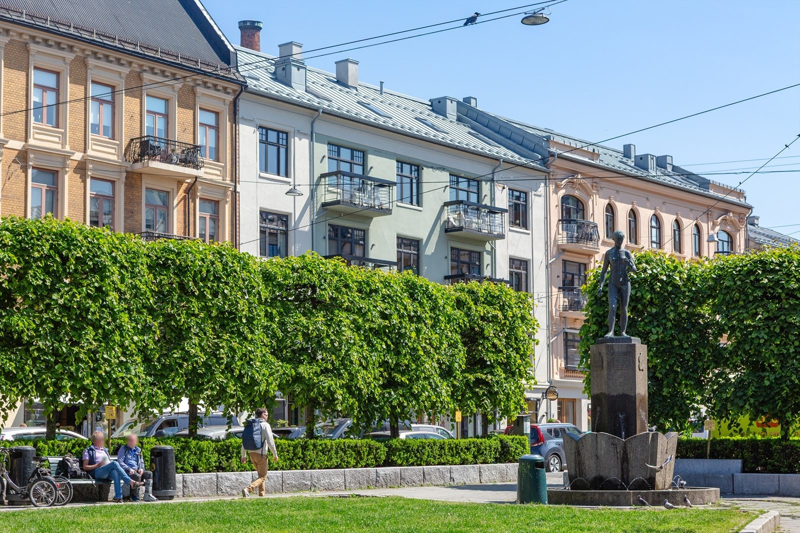 Rundt Valkyrie plass finner du hyggelige møteplasser, serveringssteder og klassisk bygårdsbebyggelse. Galleribilde