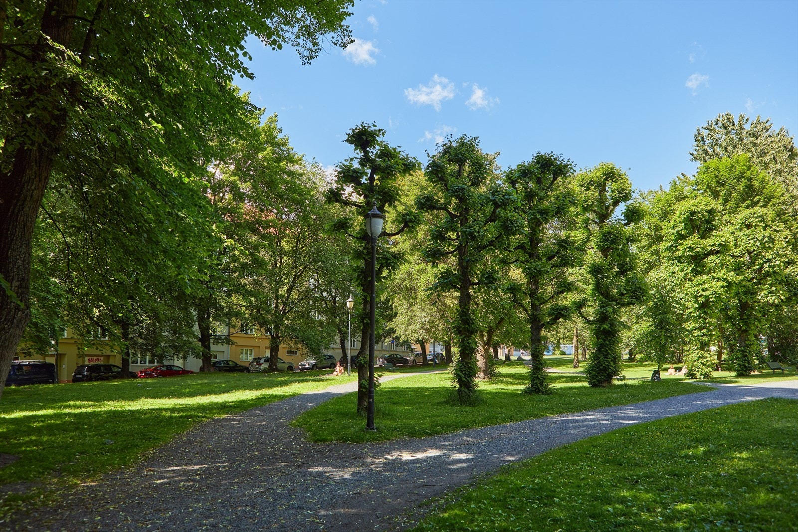 Nærområdet byr på flere parker og grøntområder, som Hallenparken kun minutter unna. Galleribilde