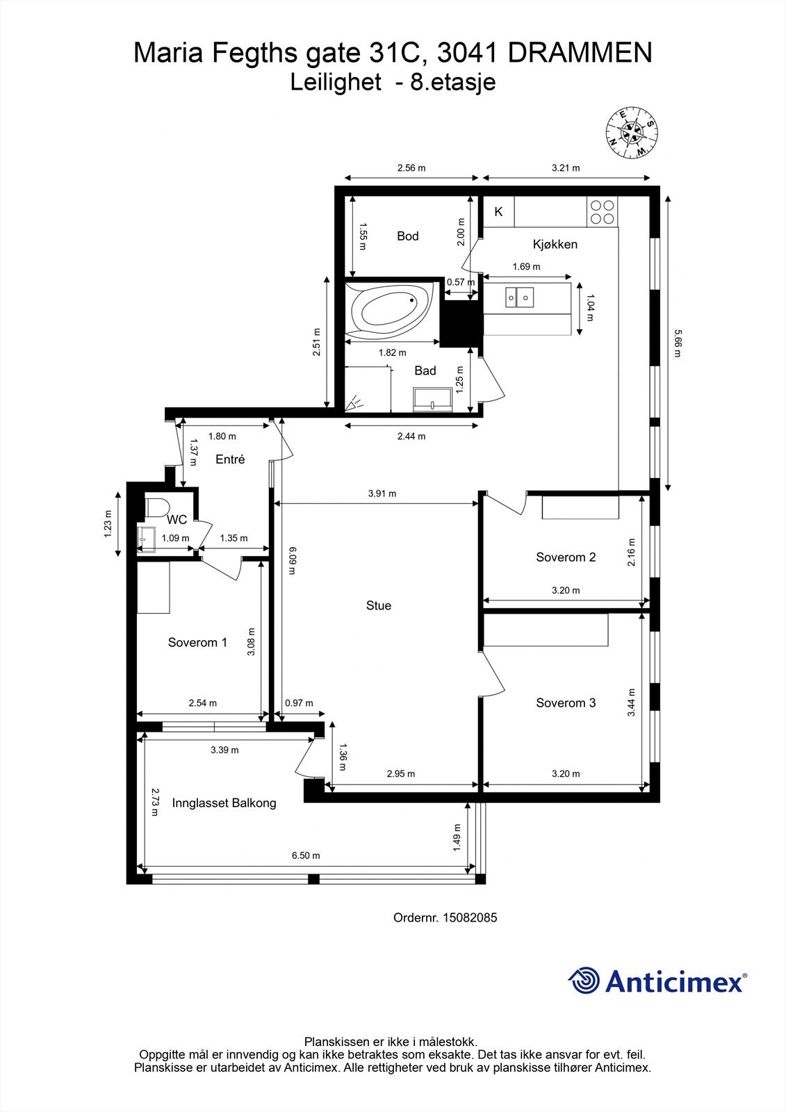 Plantegning Galleribilde