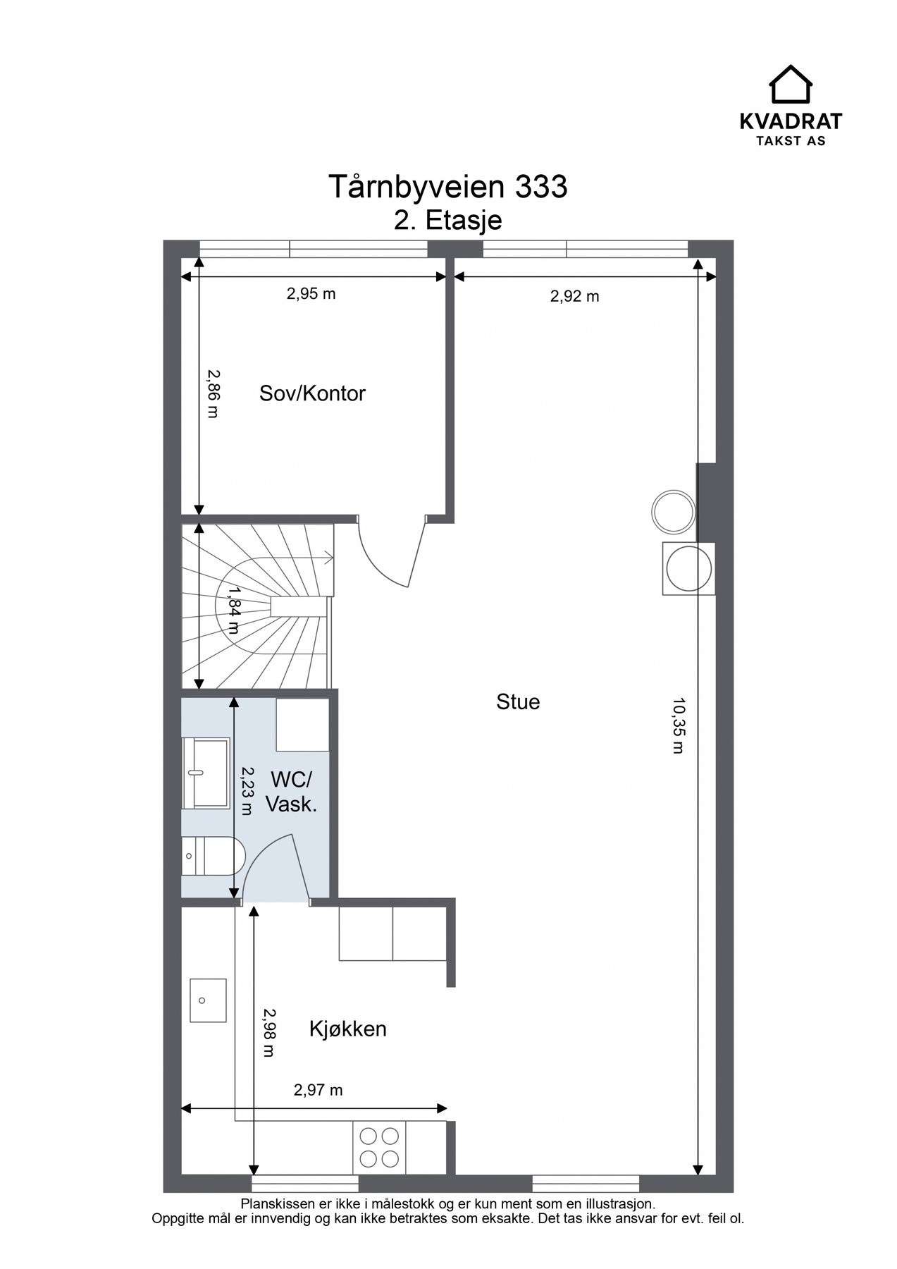 Planskisse 2. Etasje. Galleribilde