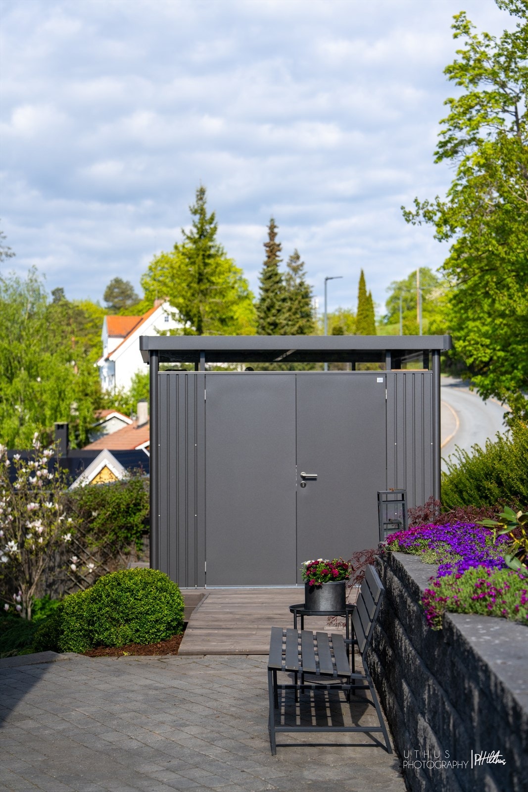 Utebod fra 2024 med smart og god lagringsplass Galleribilde