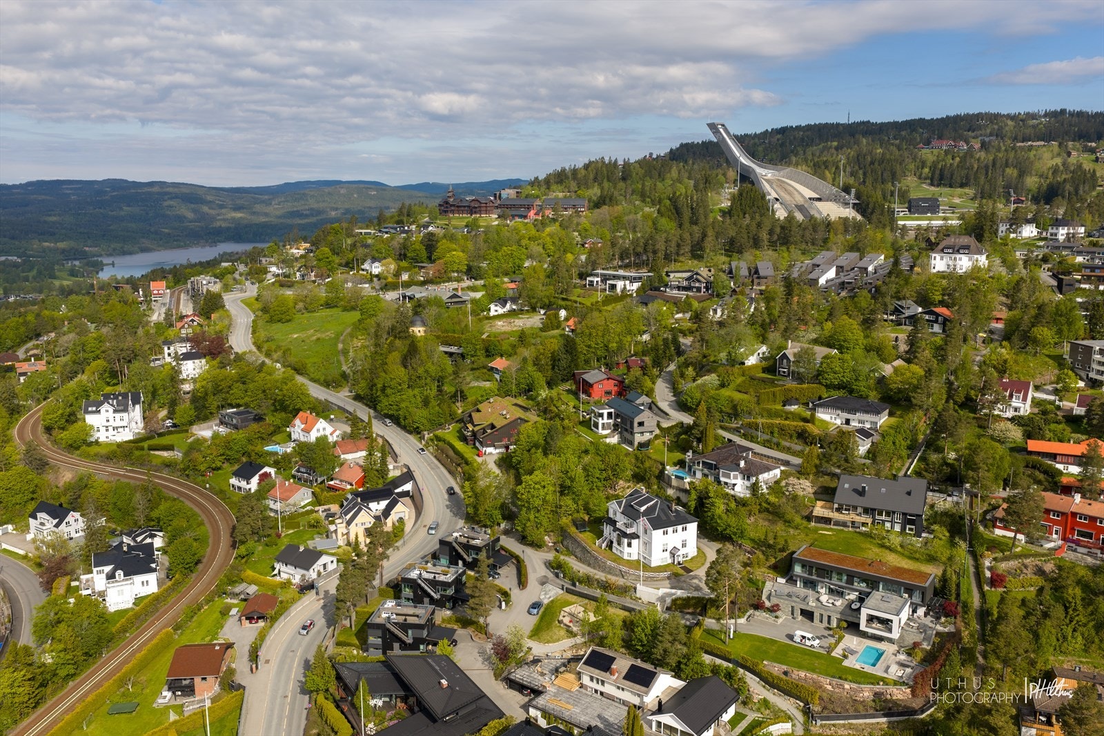 Boligen ligger rett ved inngangen til Nordmarka Galleribilde
