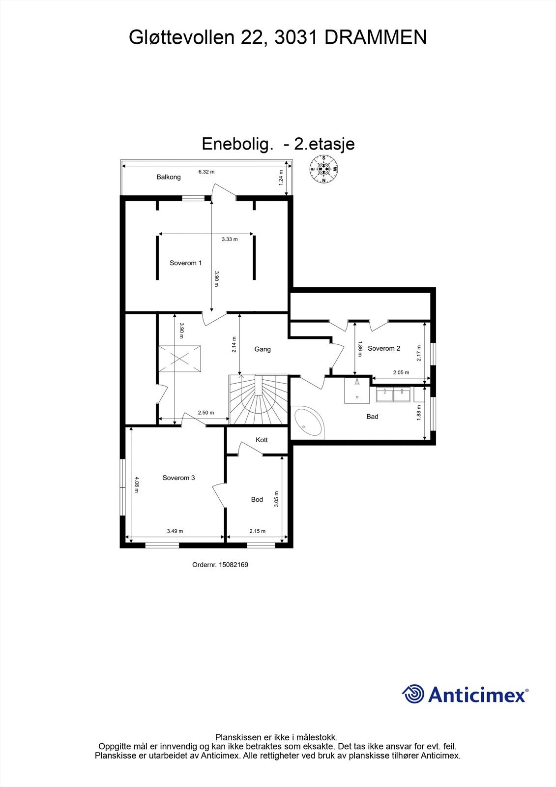 Plantegning - 2. etasje Galleribilde