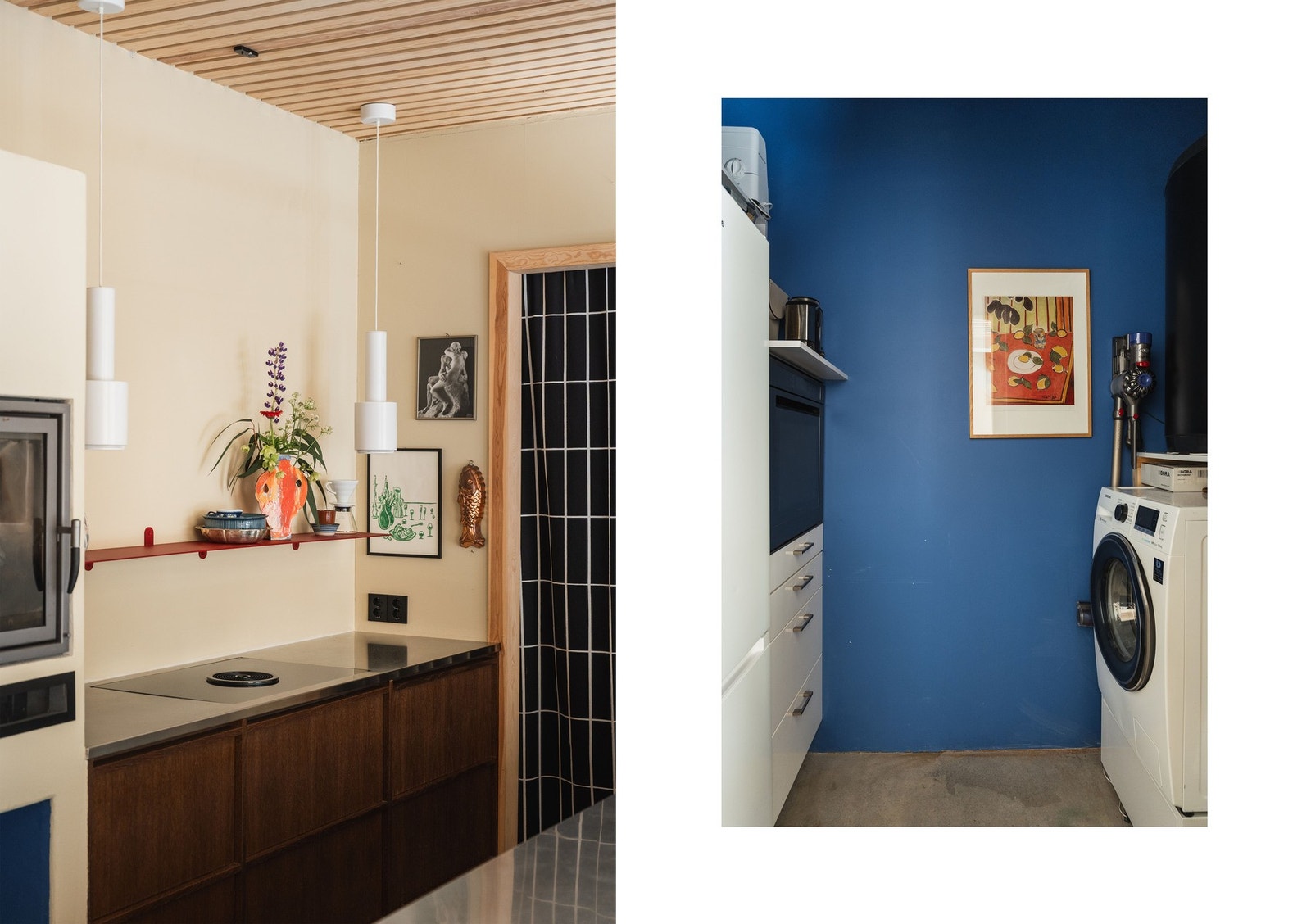 I boden er det plass til ekstra hvitevarer, og her er også varmtvannsberederen samt opplegg for vaskemaskin. Galleribilde