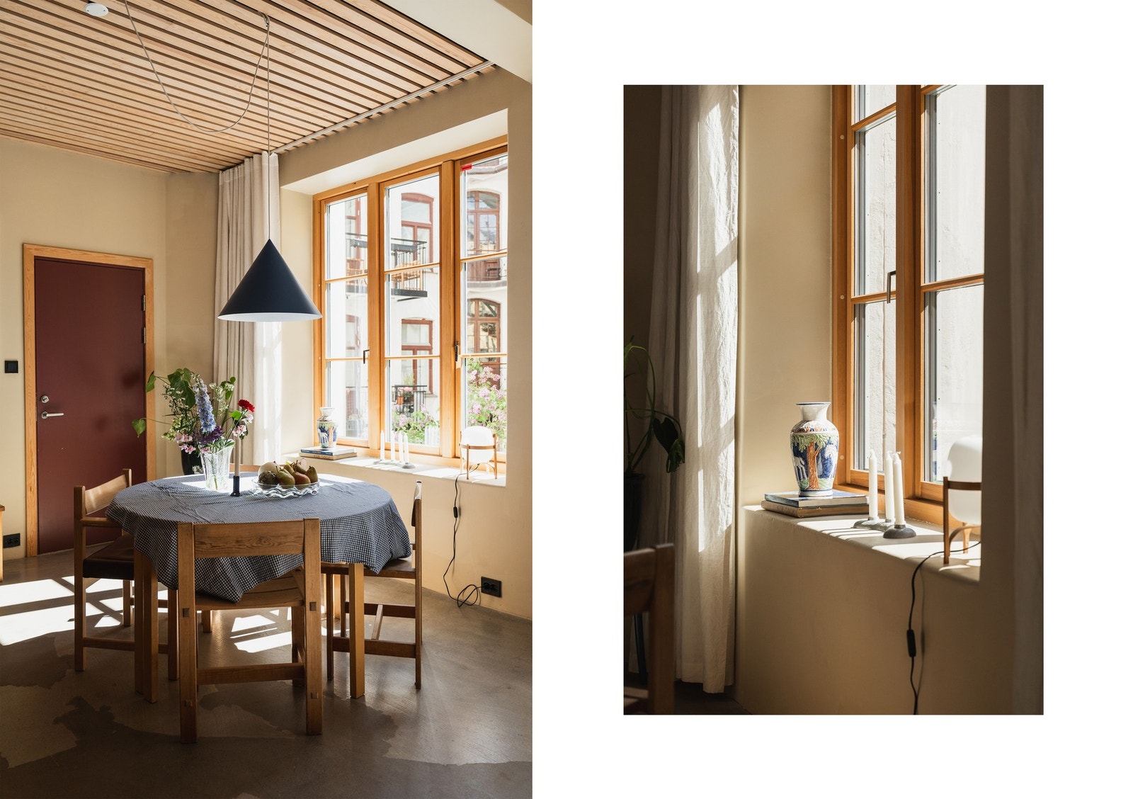 Et lyst og trivelig hjørne for frokost og mindre måltider. Galleribilde