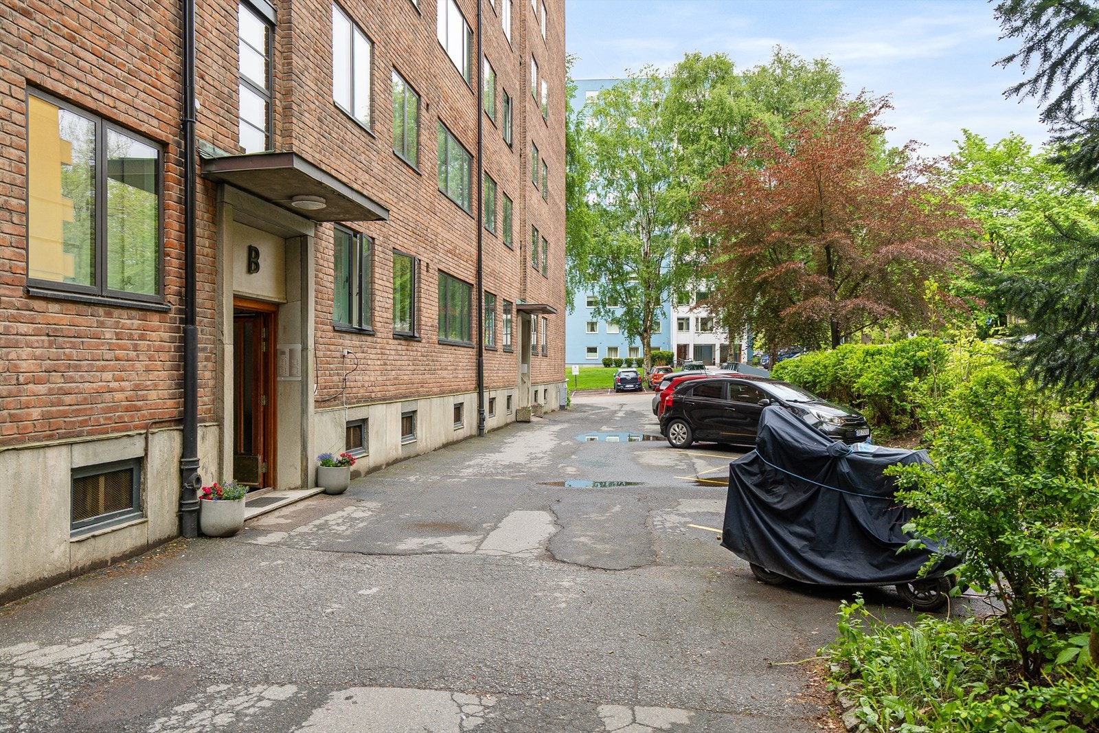 Felles inngangsparti. Galleribilde